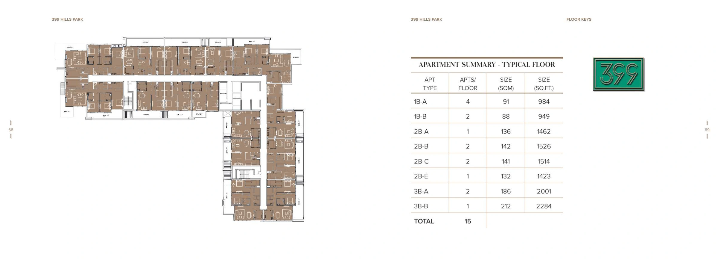 399 Hills Park B floor plan 3