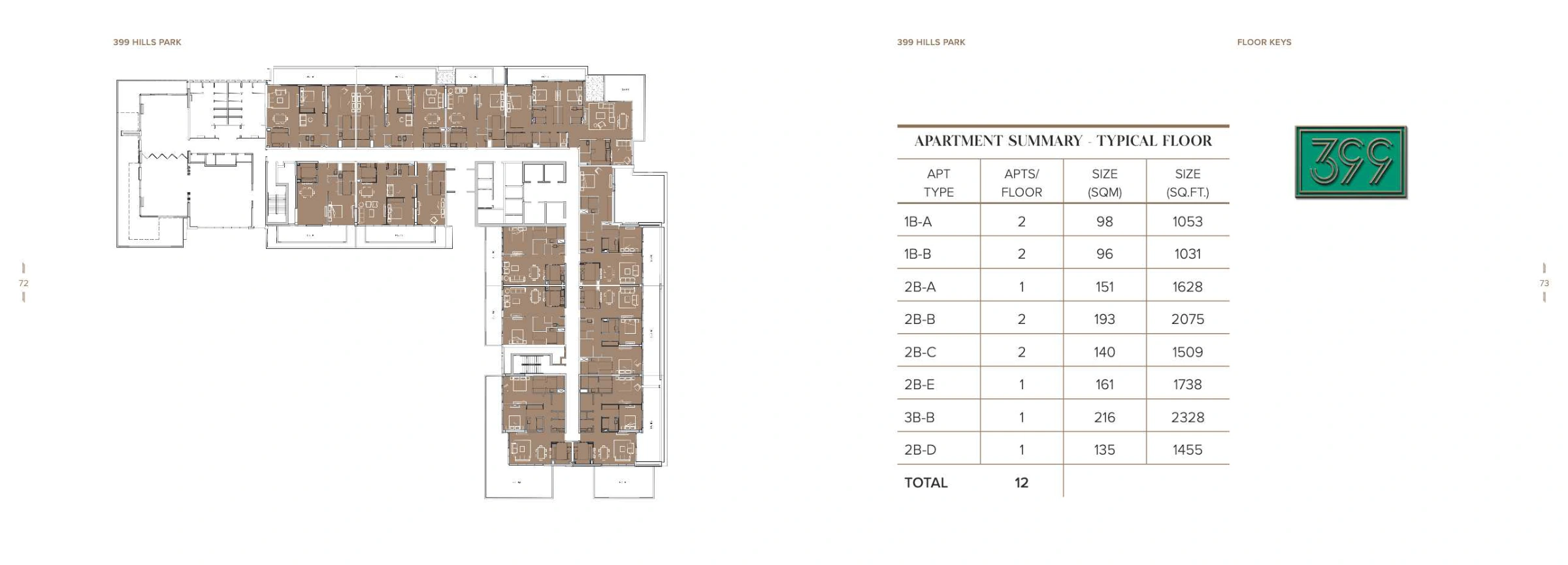 399 Hills Park B floor plan 4
