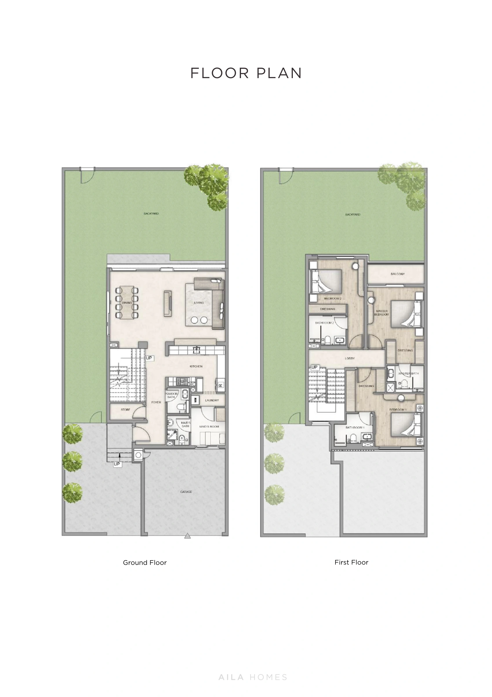 Aila Homes floor plan 2