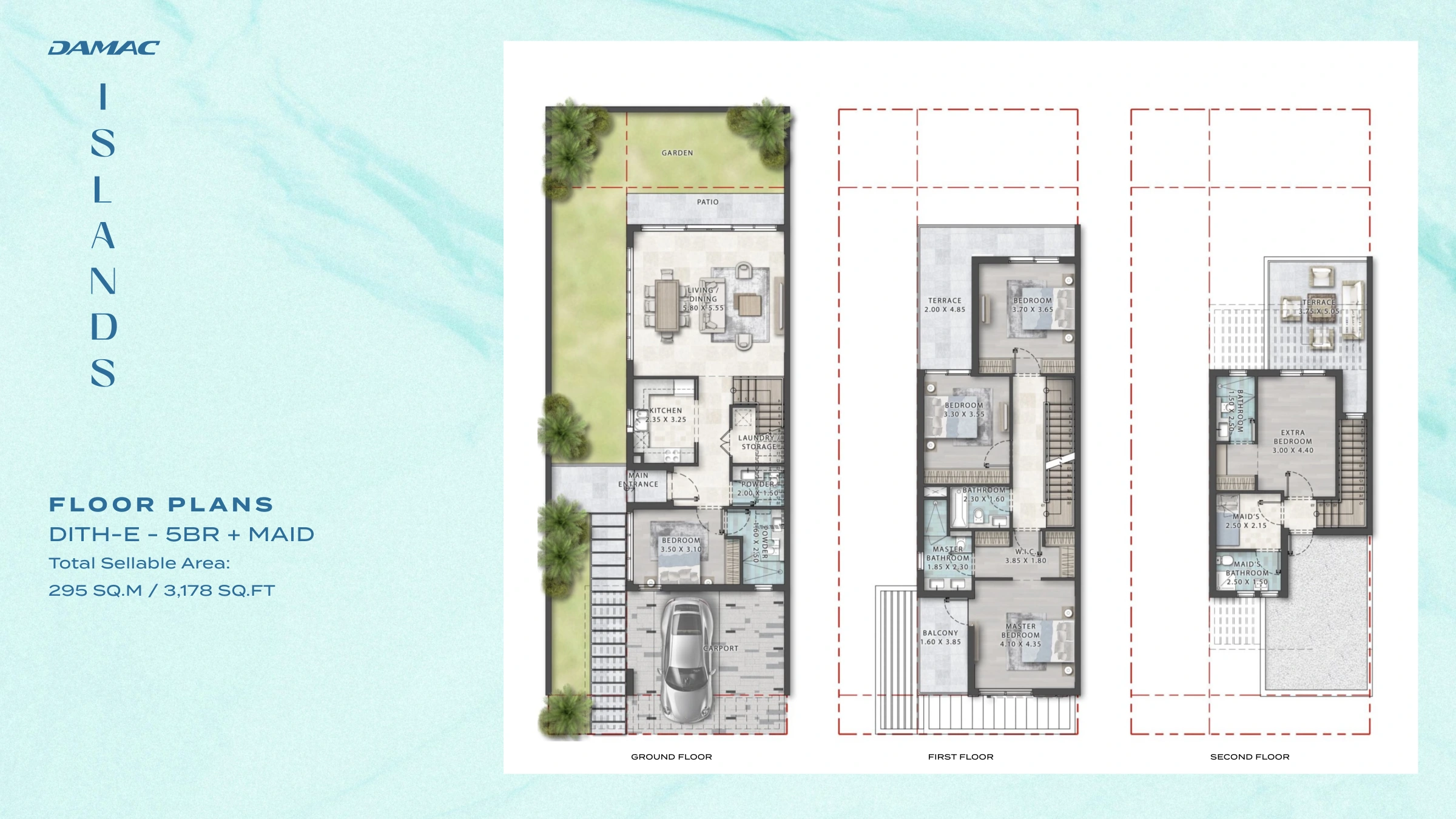 Bali at Damac Islands floor plan 5
