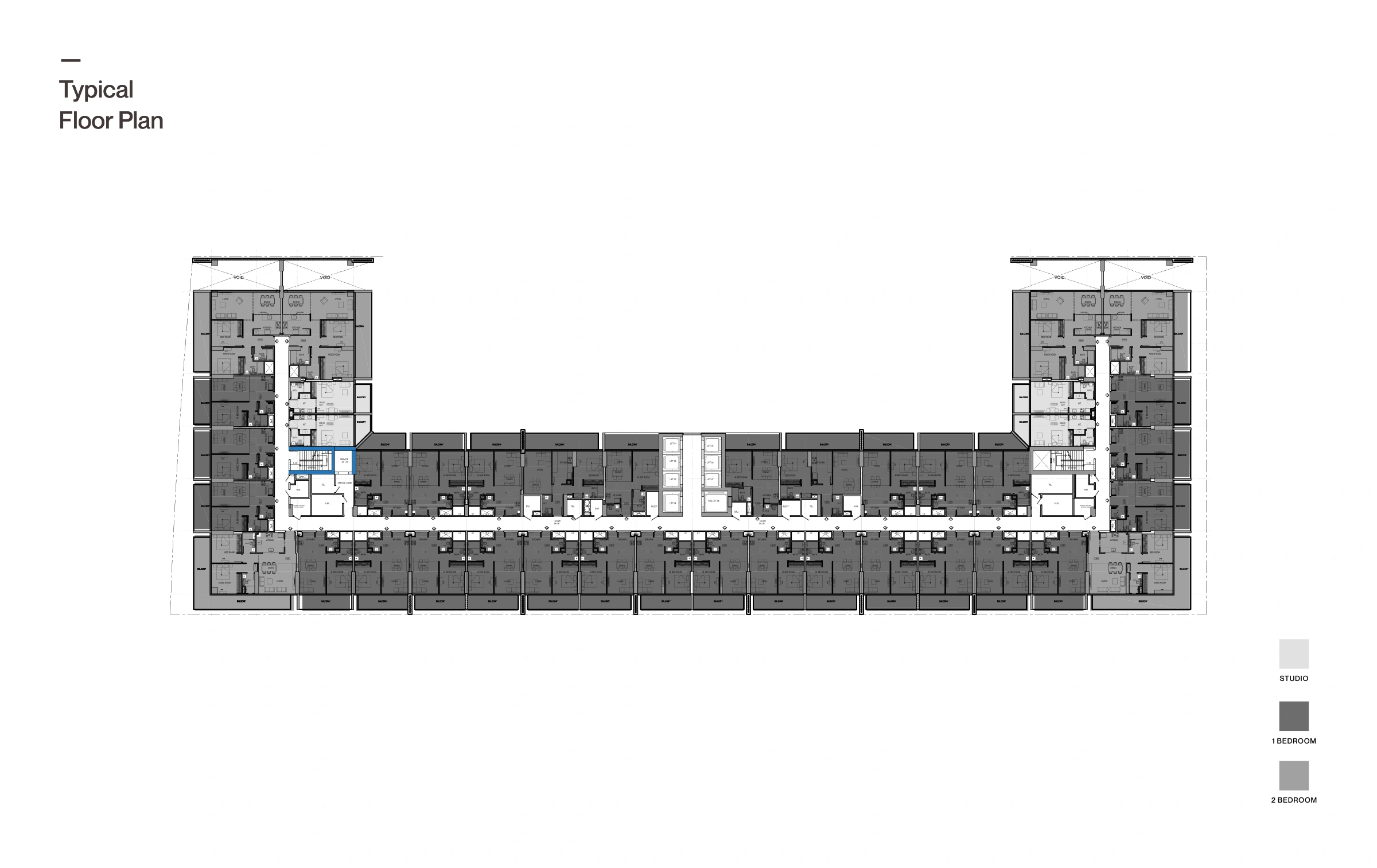 Binghatti Amber floor plan 1