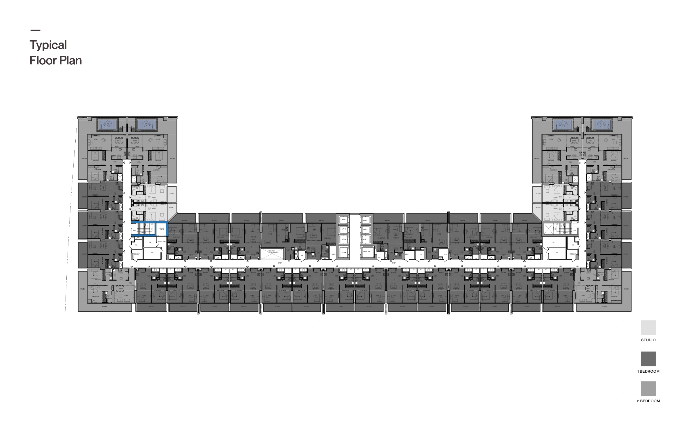 Binghatti Amber floor plan 3