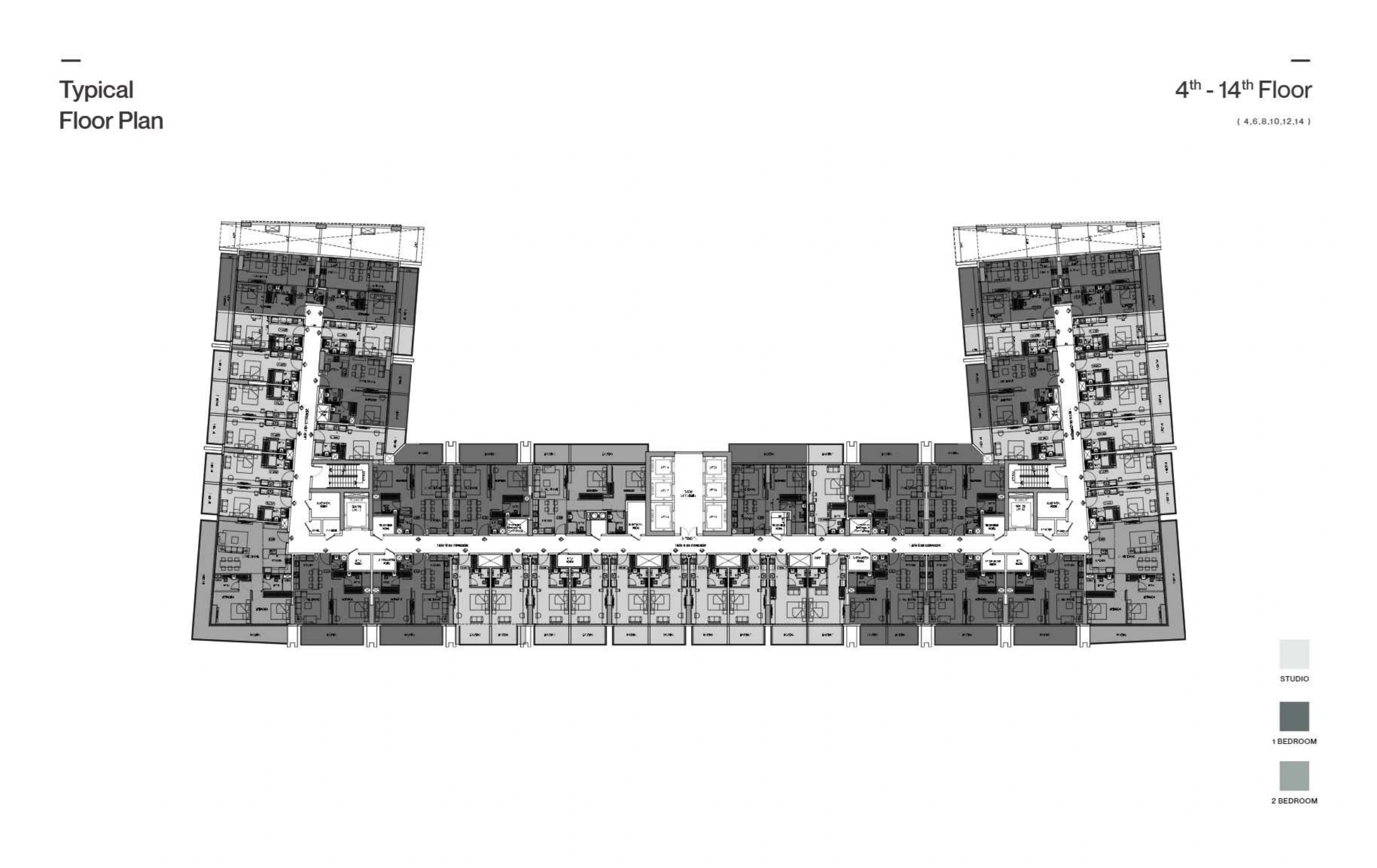Binghatti Azure floor plan 4