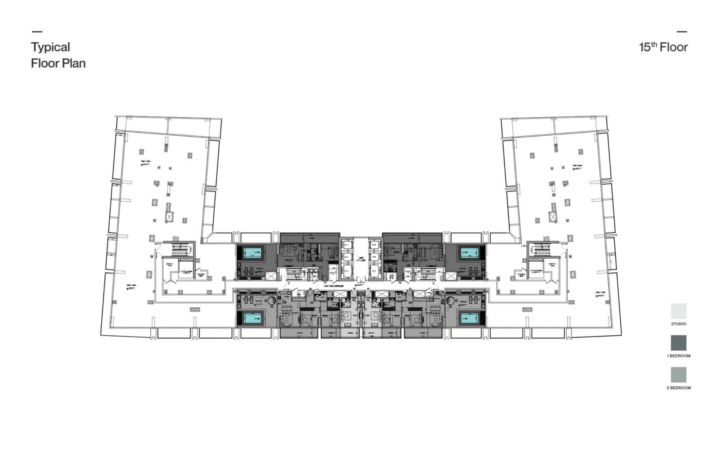 Binghatti Azure floor plan 1