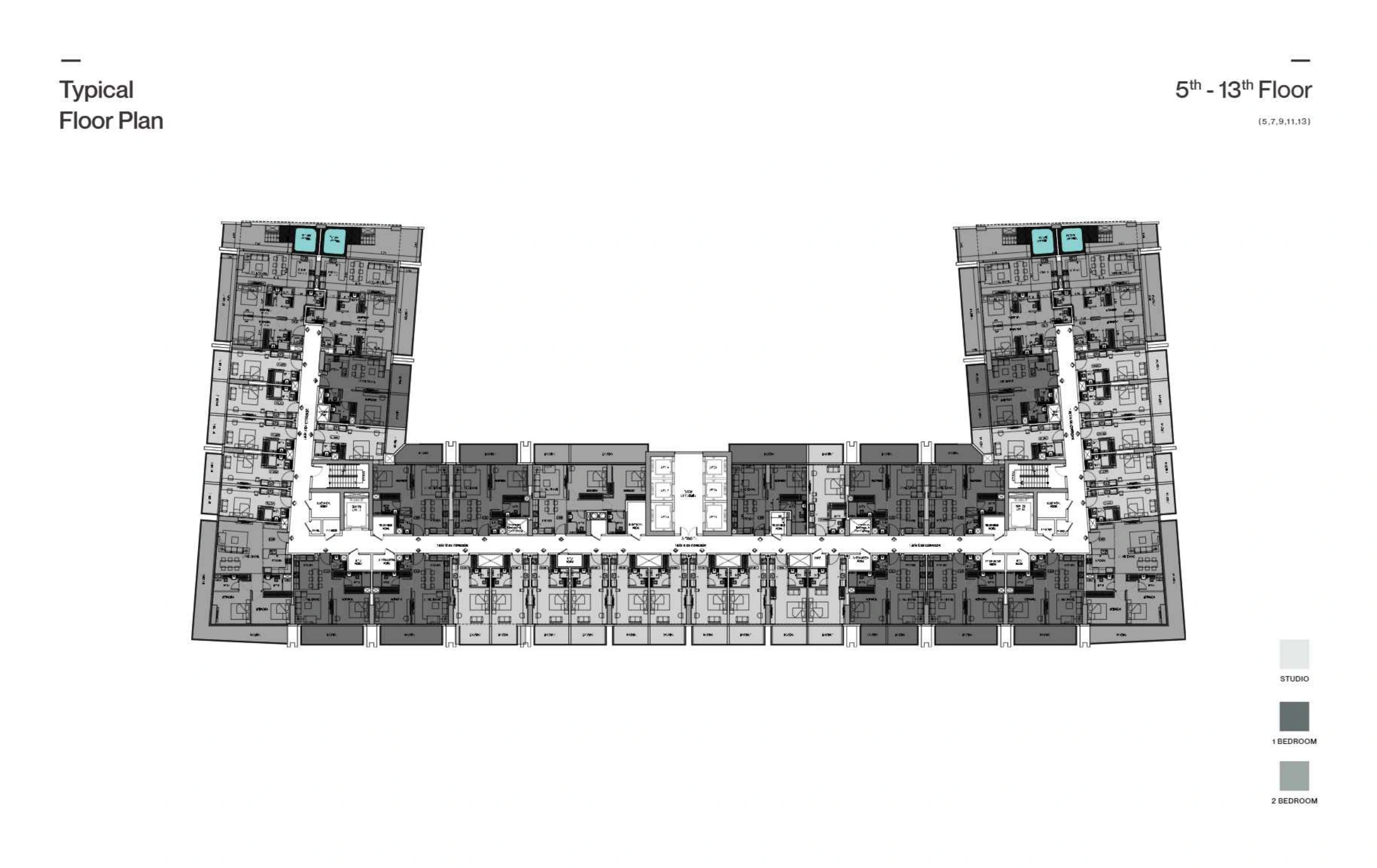 Binghatti Azure floor plan 5