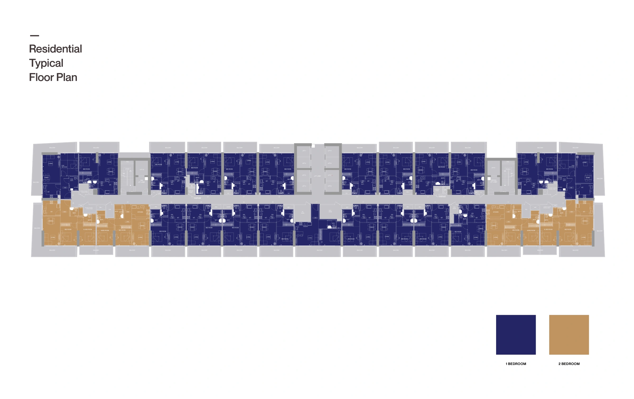 Binghatti Corner floor plan 4