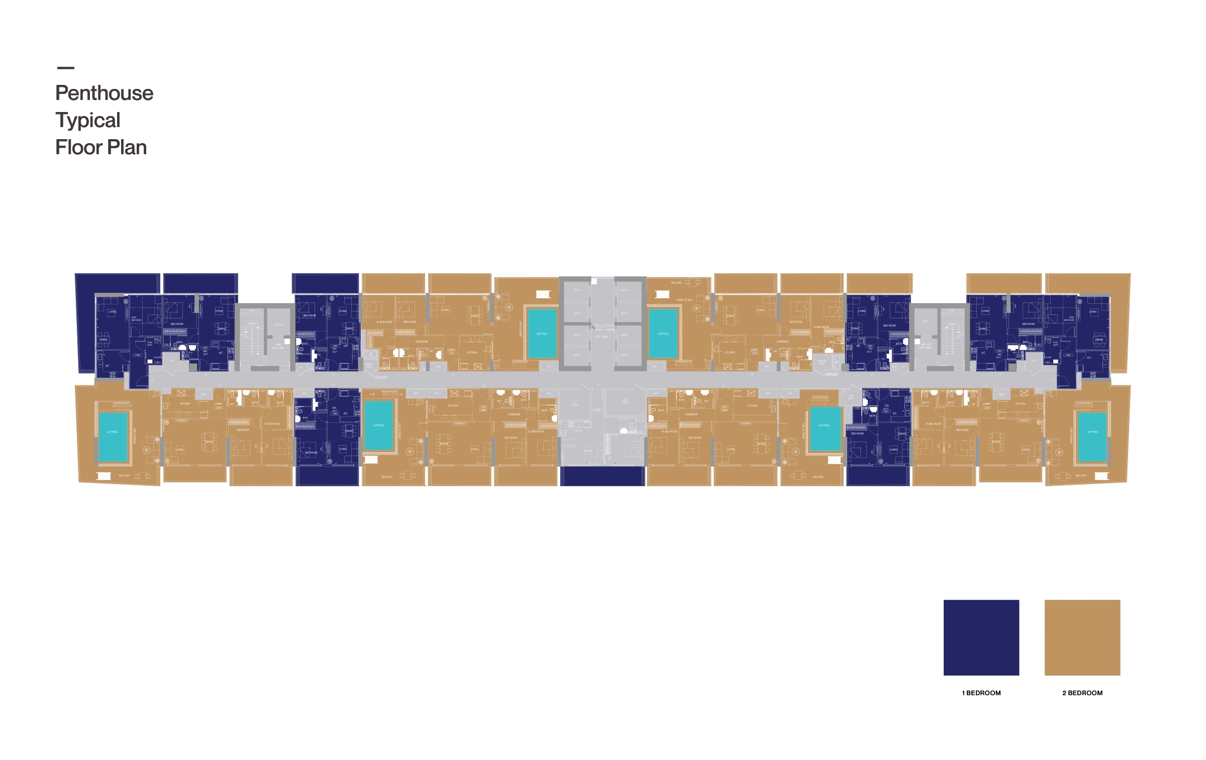 Binghatti Corner floor plan 3