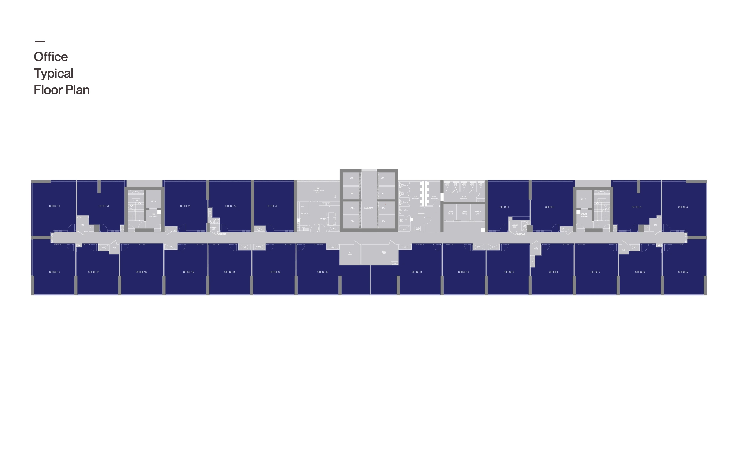 Binghatti Corner floor plan 1