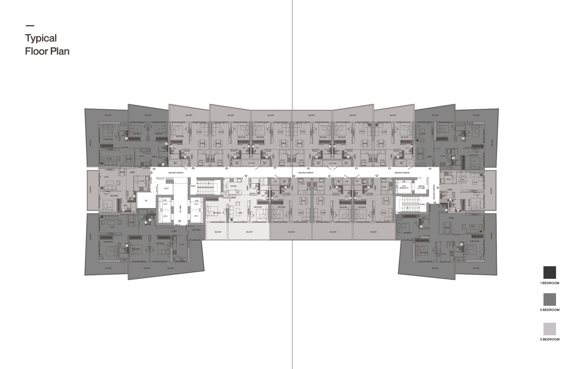 Binghatti Creek floor plan 1