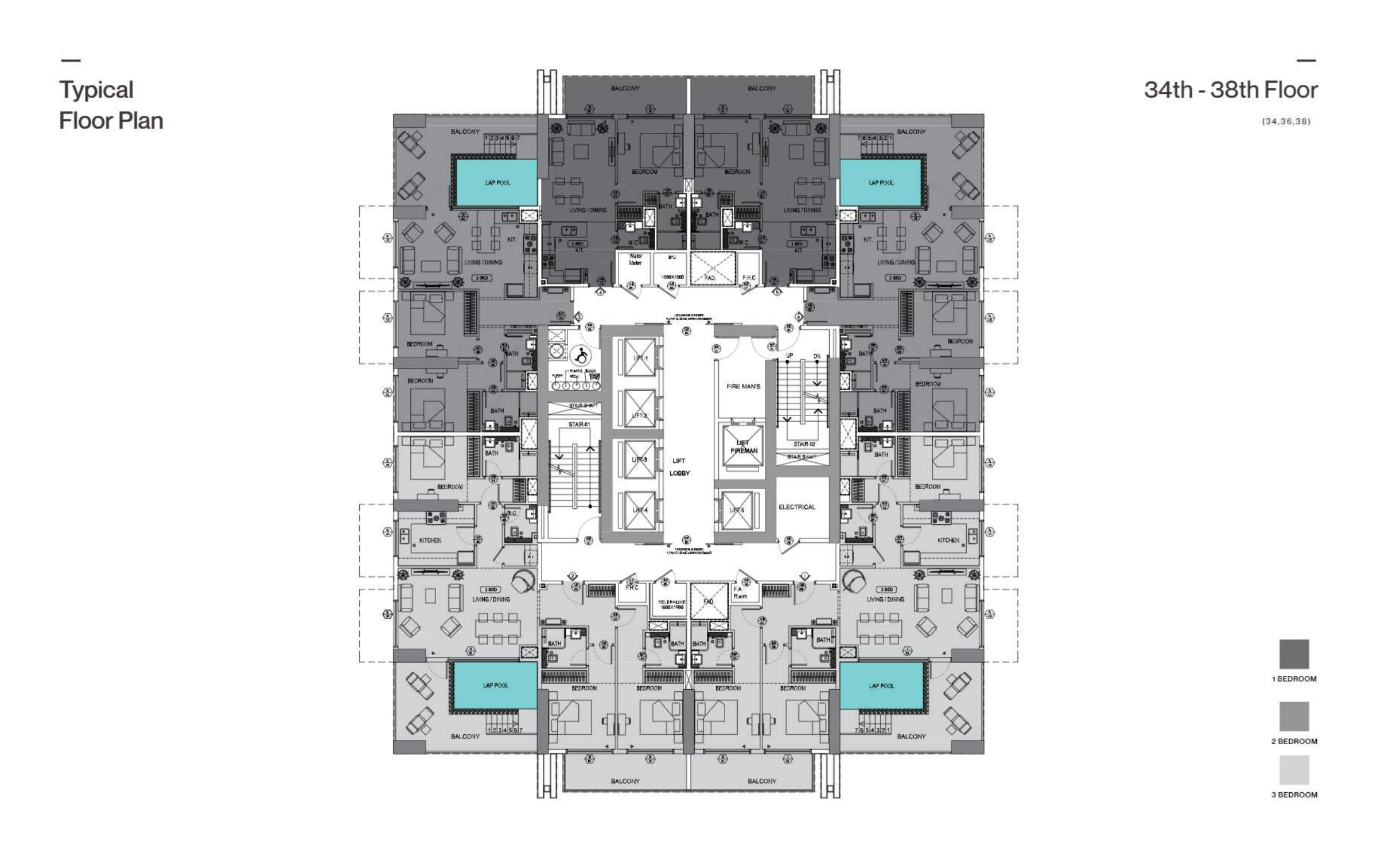 Binghatti Gardenia floor plan 2