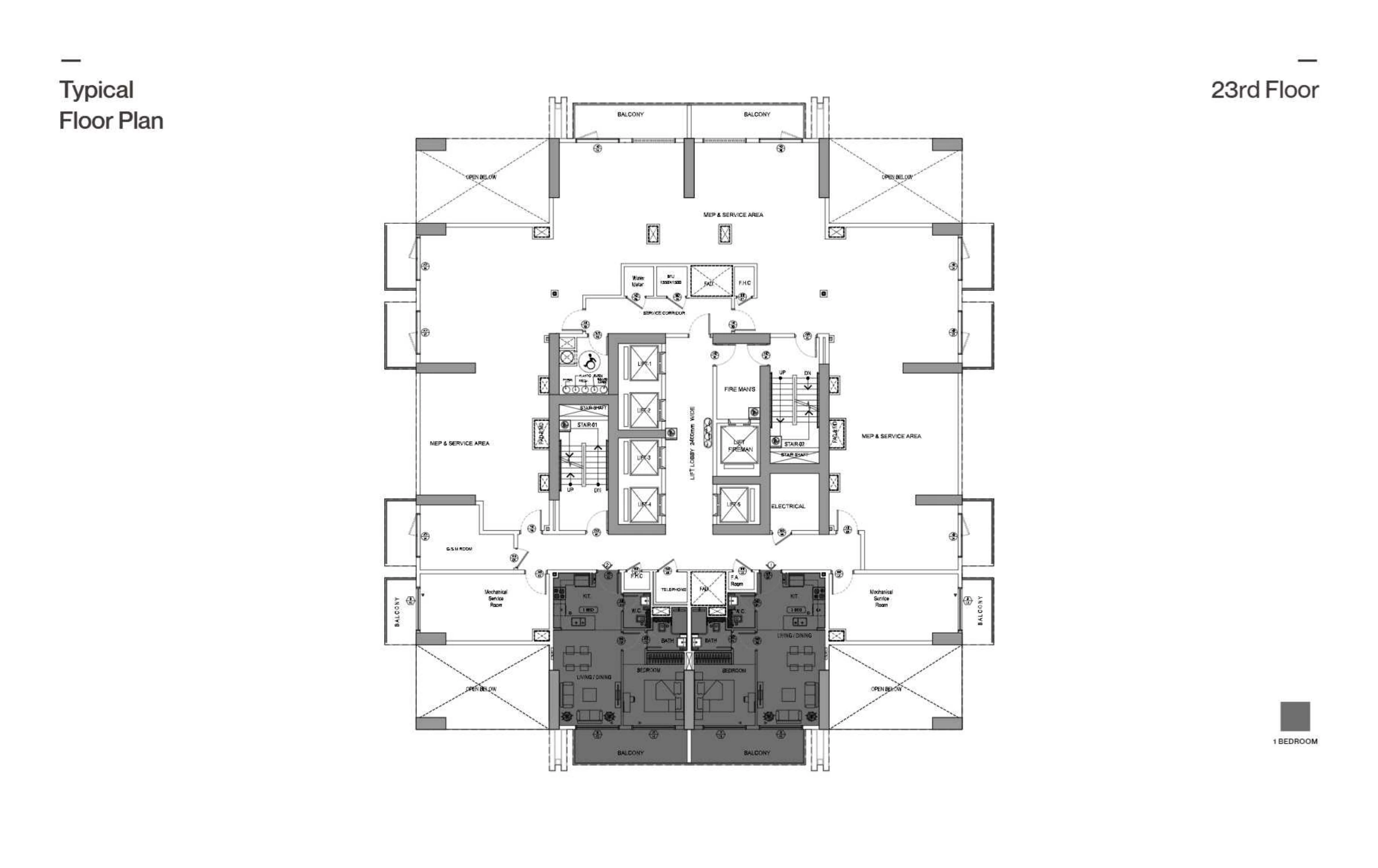 Binghatti Gardenia floor plan 4