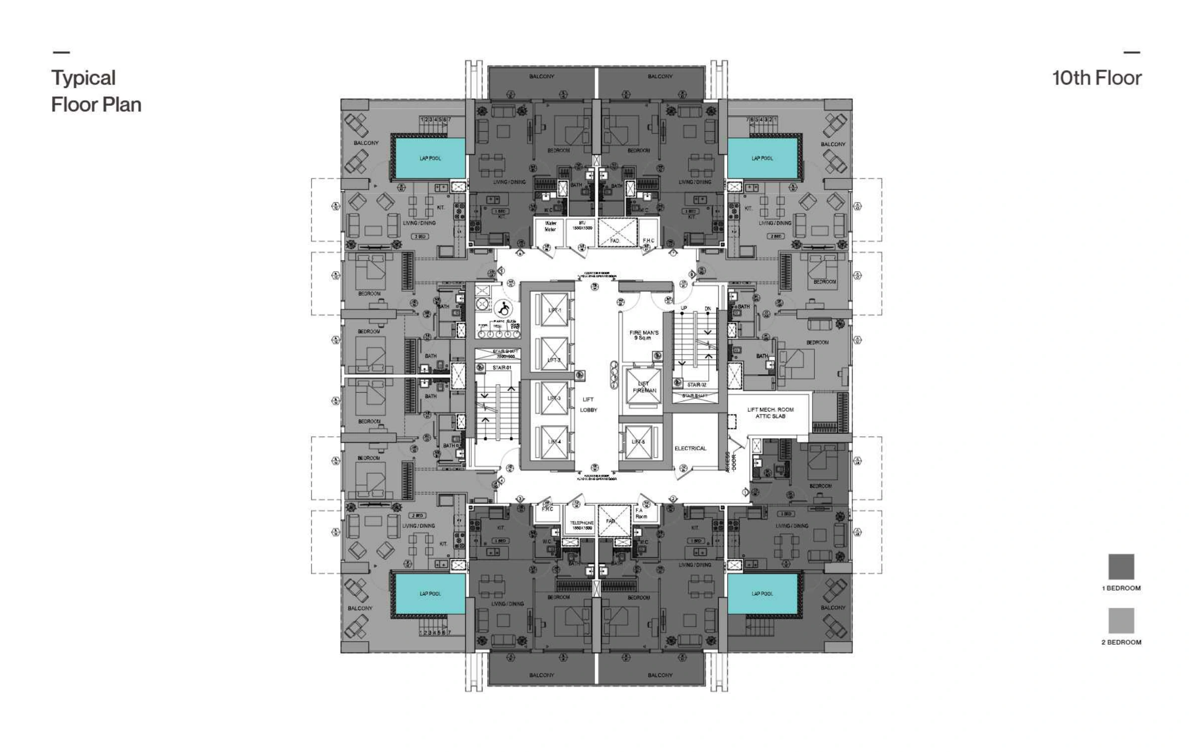 Binghatti Gardenia floor plan 3