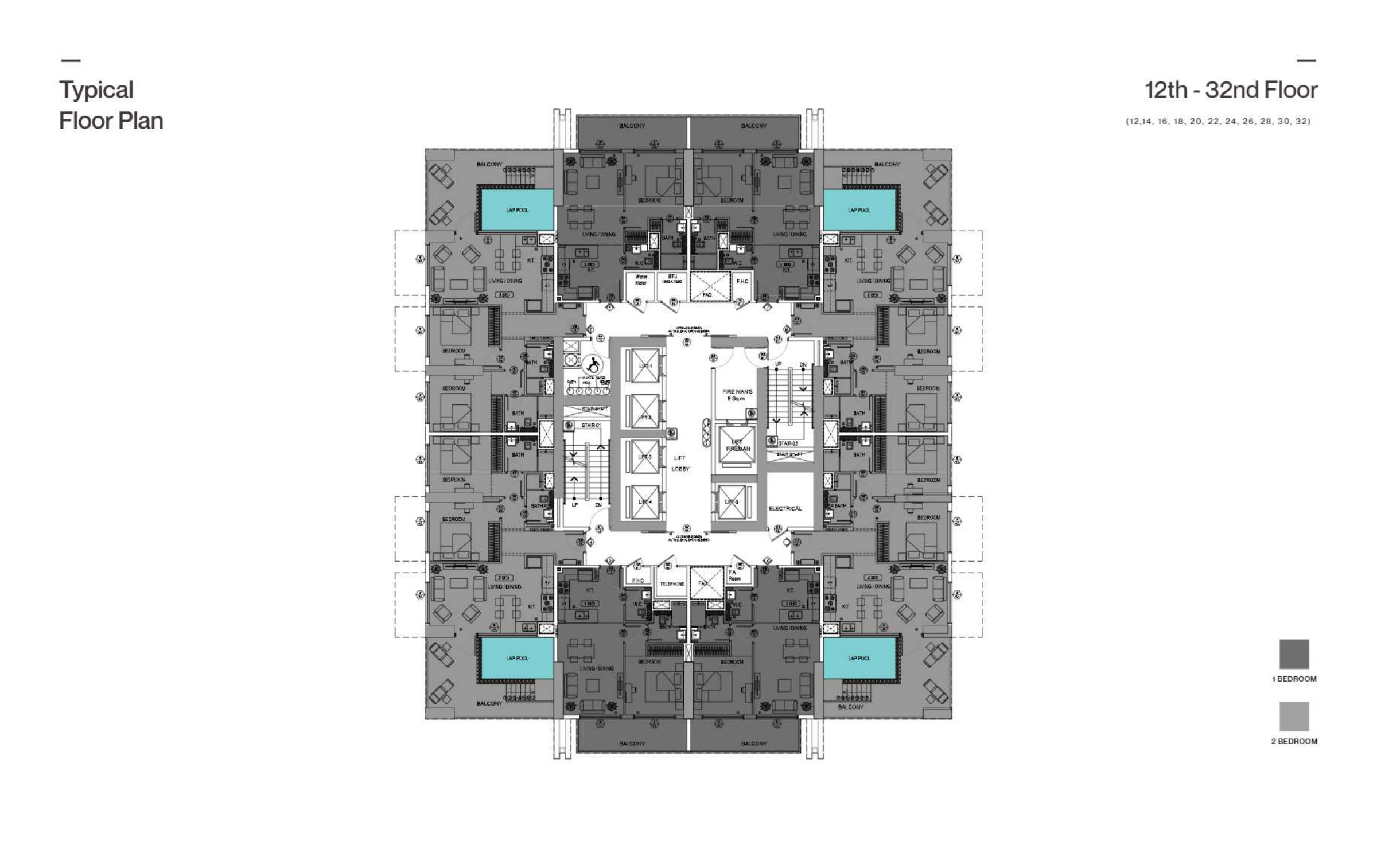 Binghatti Gardenia floor plan 5
