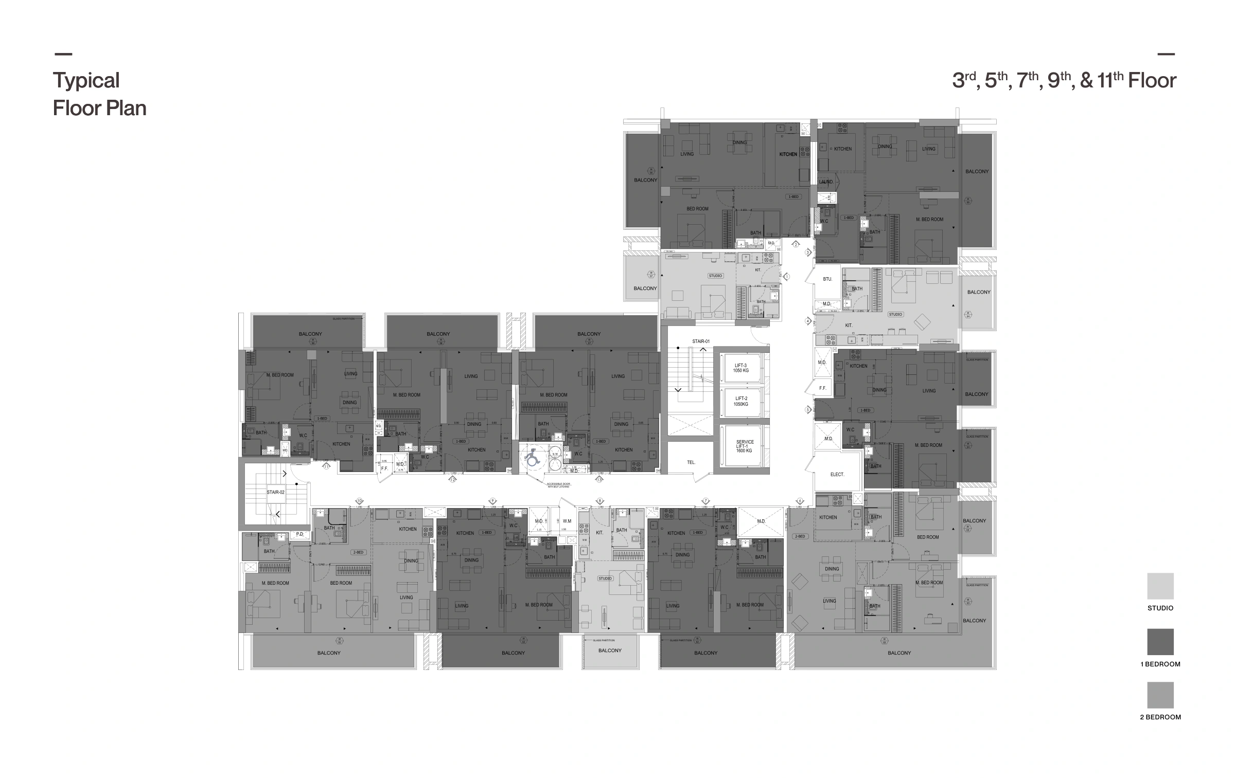 Binghatti Lavender floor plan 2
