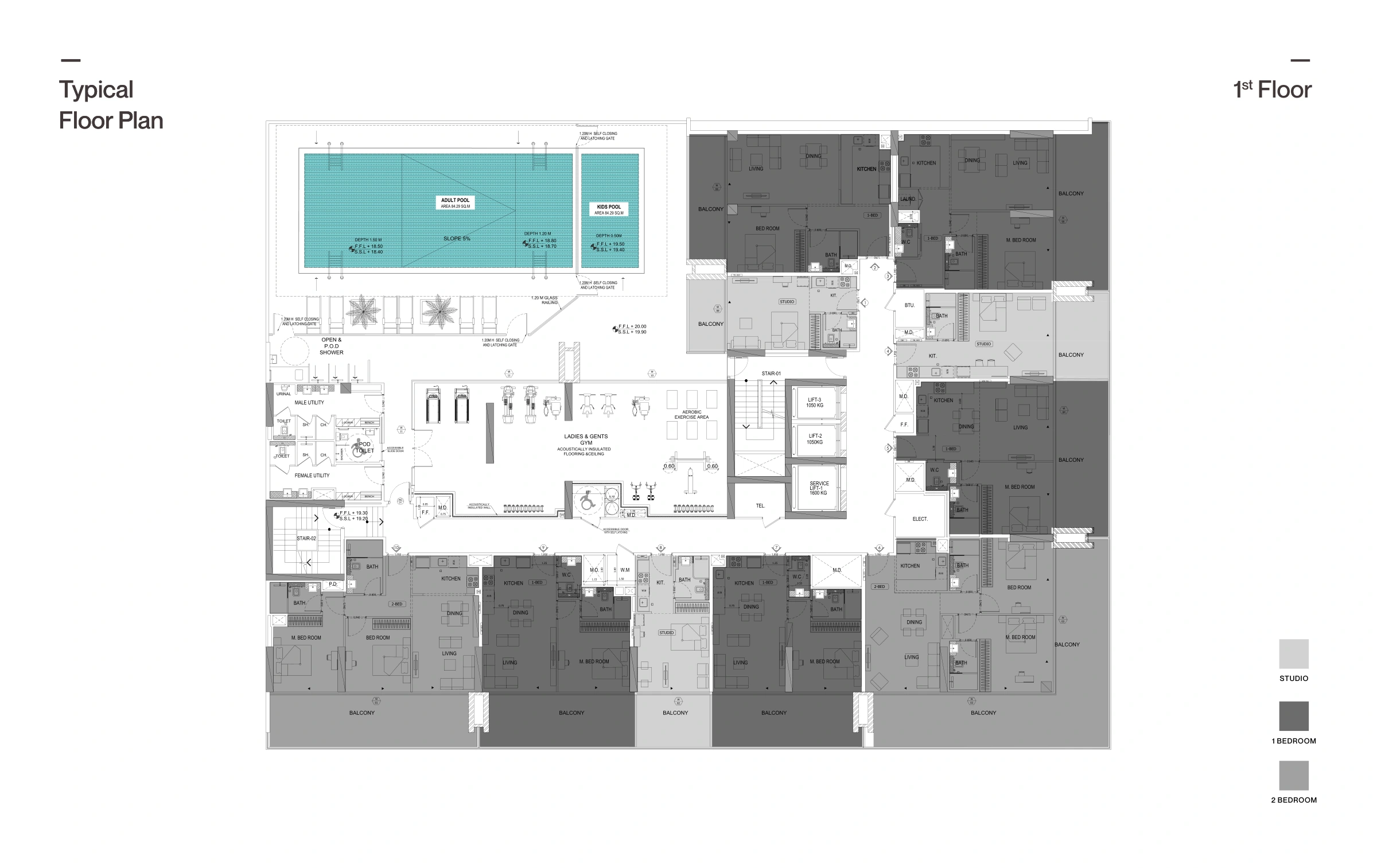Binghatti Lavender floor plan 4