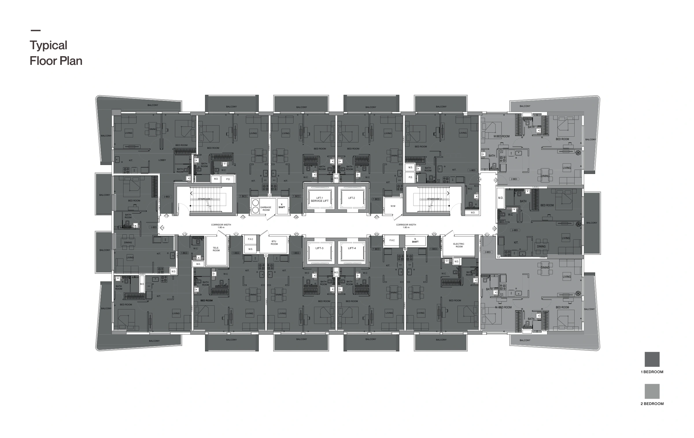 Binghatti Nova floor plan 1