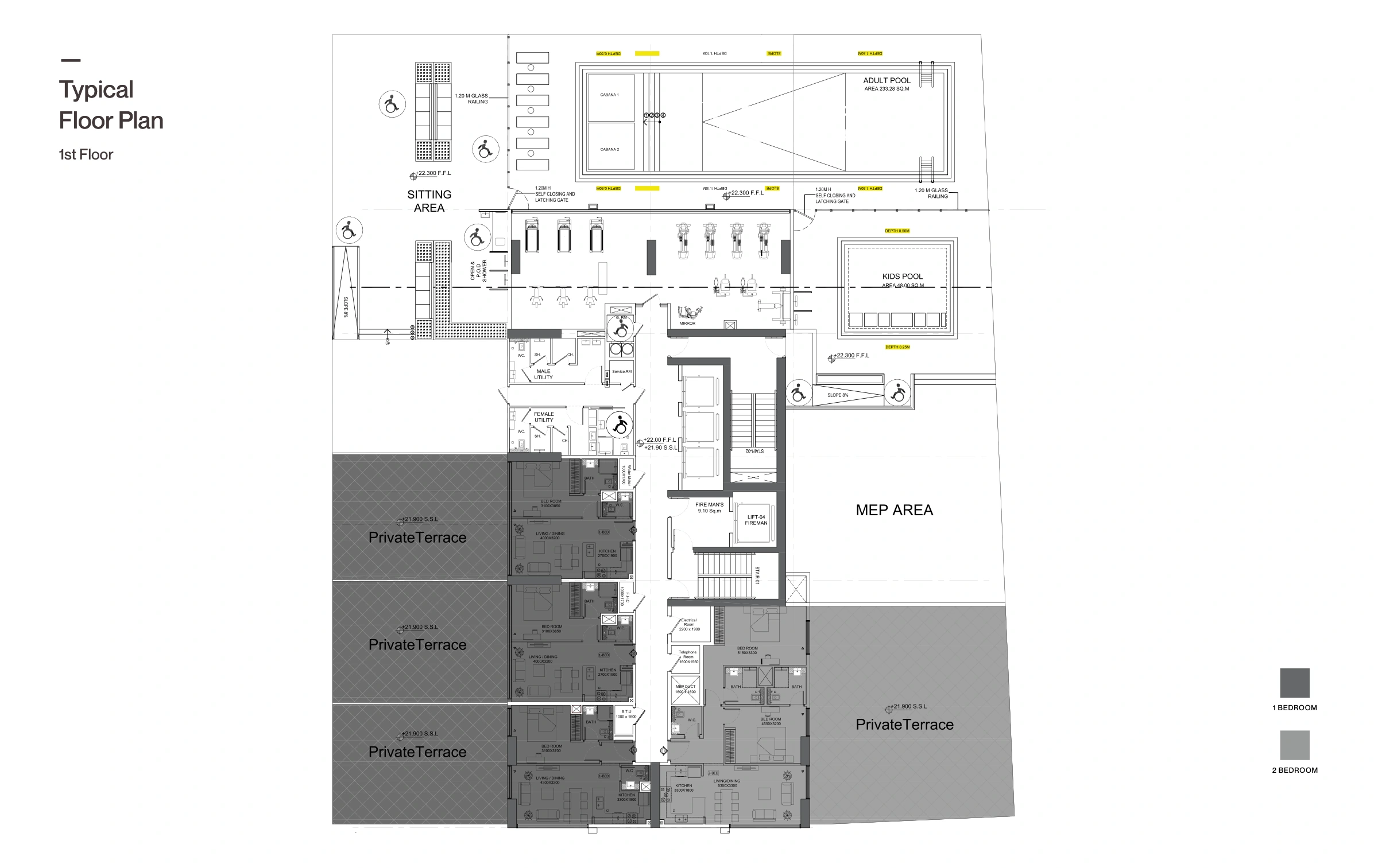 Binghatti Venus floor plan 1