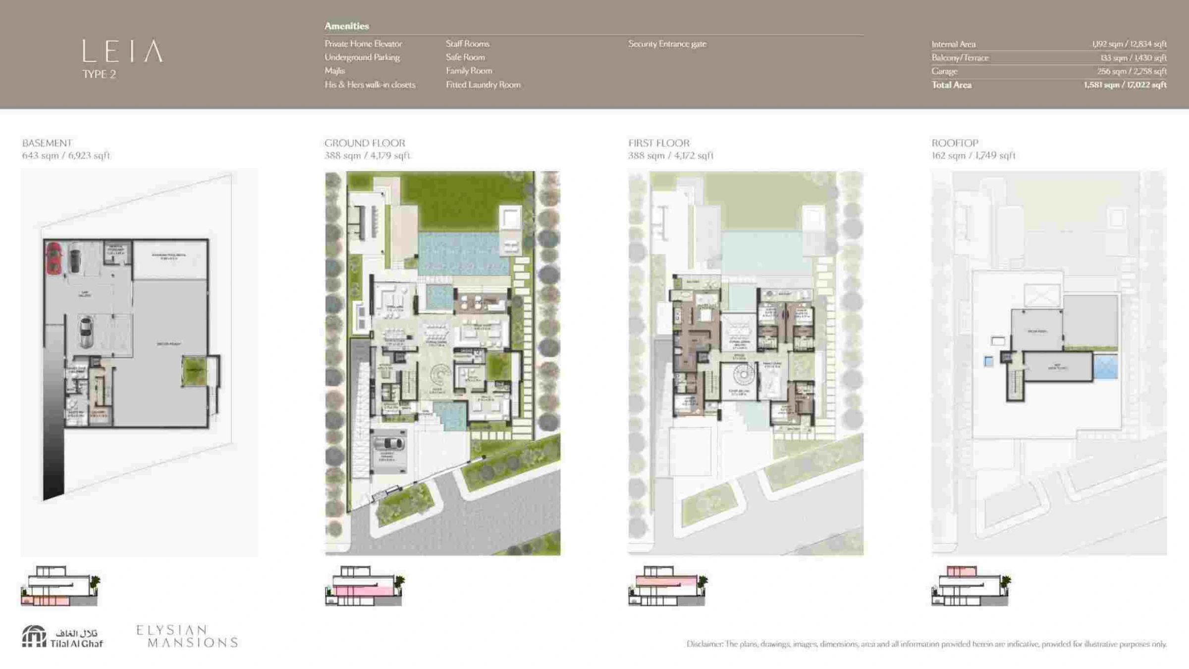 Elysian Mansions By Majid Al Futtaim floor plan 7