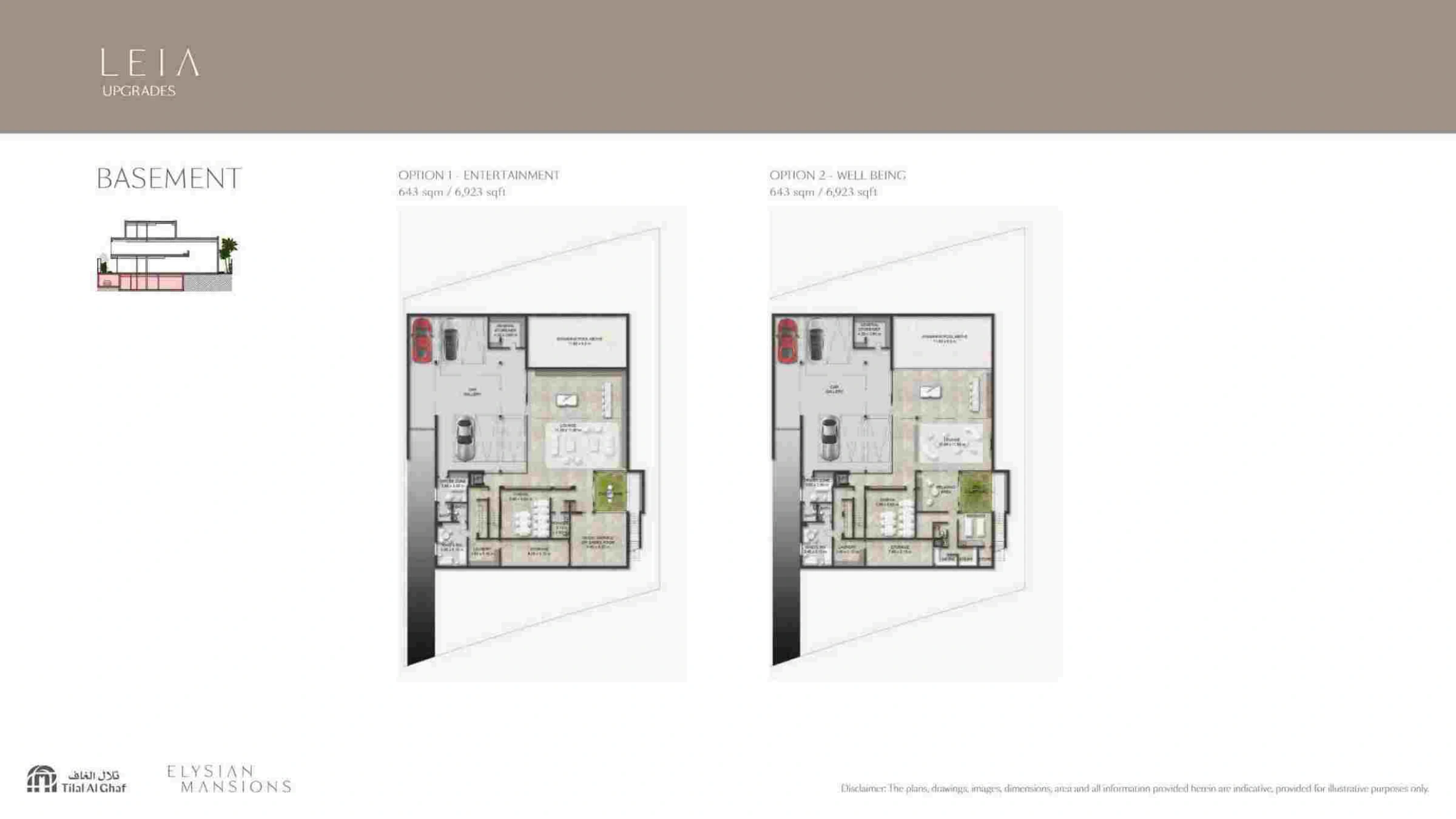 Elysian Mansions By Majid Al Futtaim floor plan 3