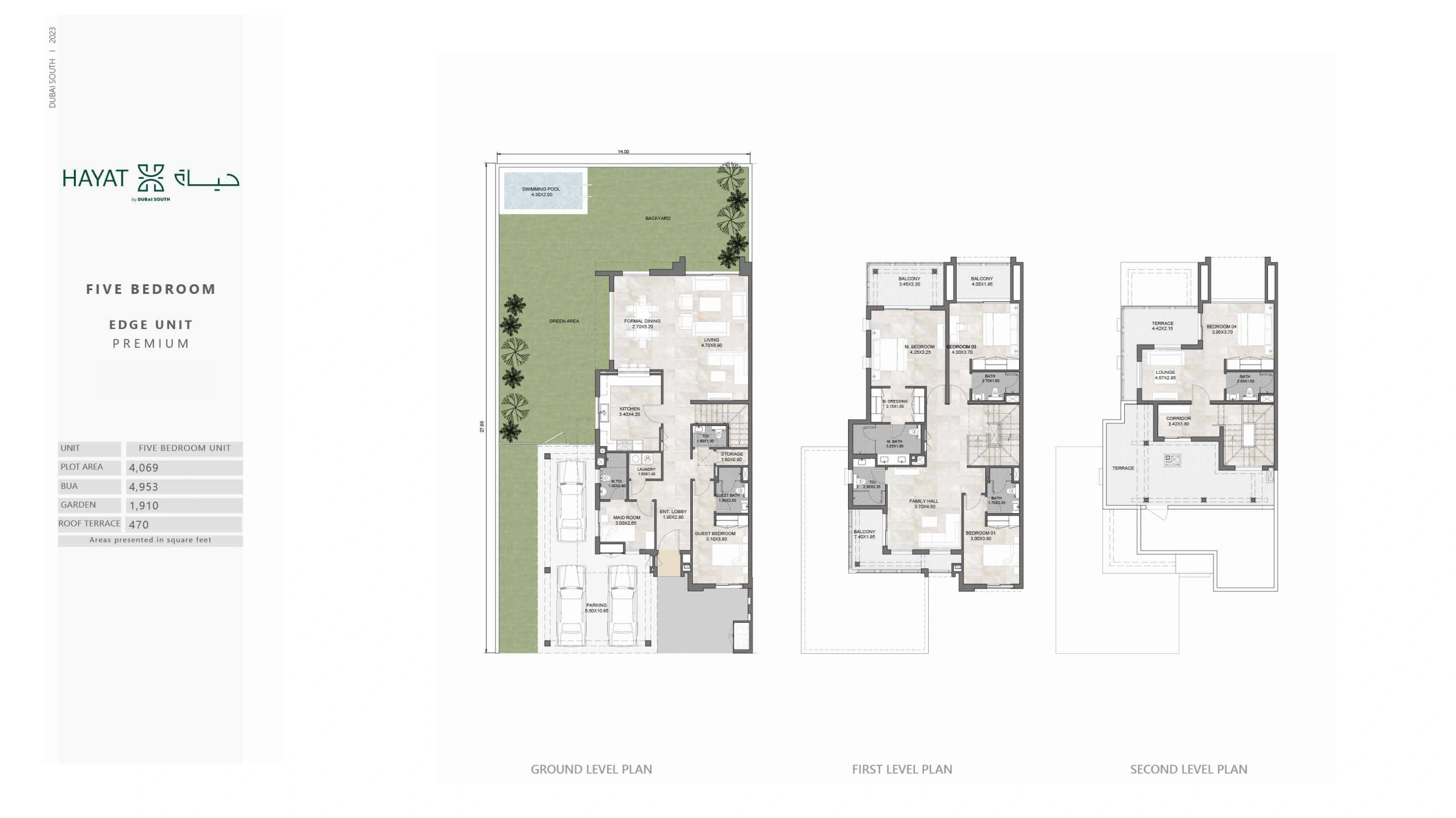 Hayat Phase 3 By Dubai South floor plan 3