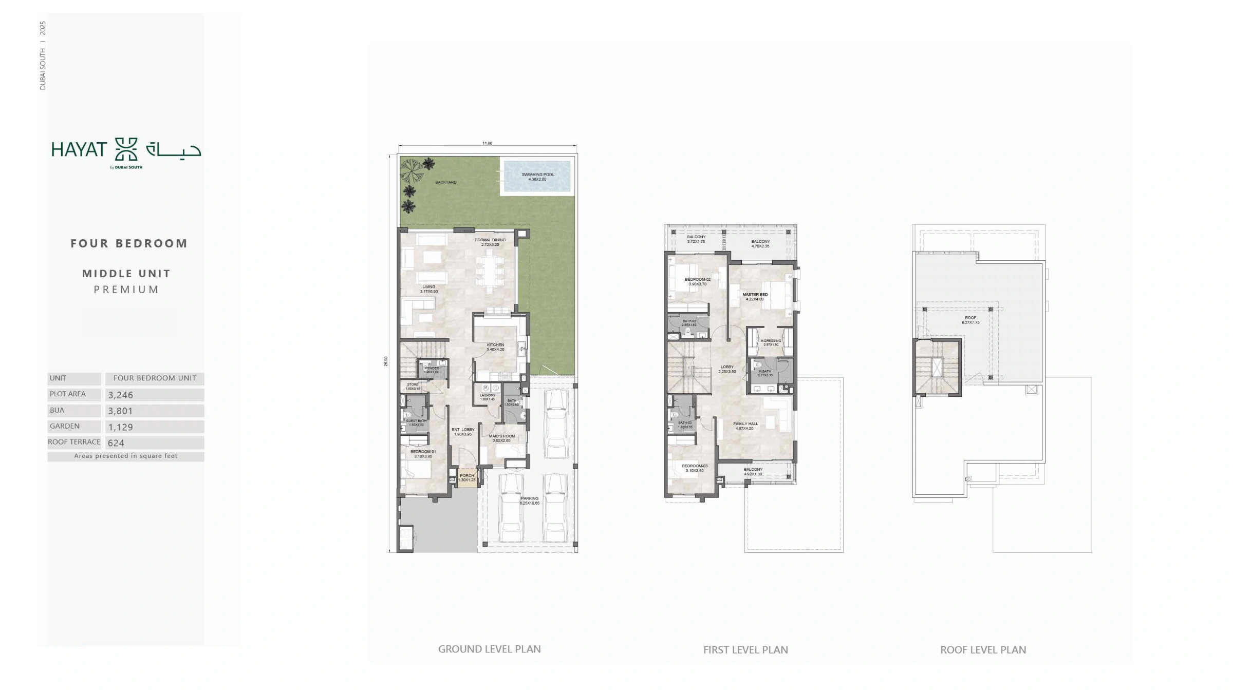 Hayat Phase 3 By Dubai South floor plan 2