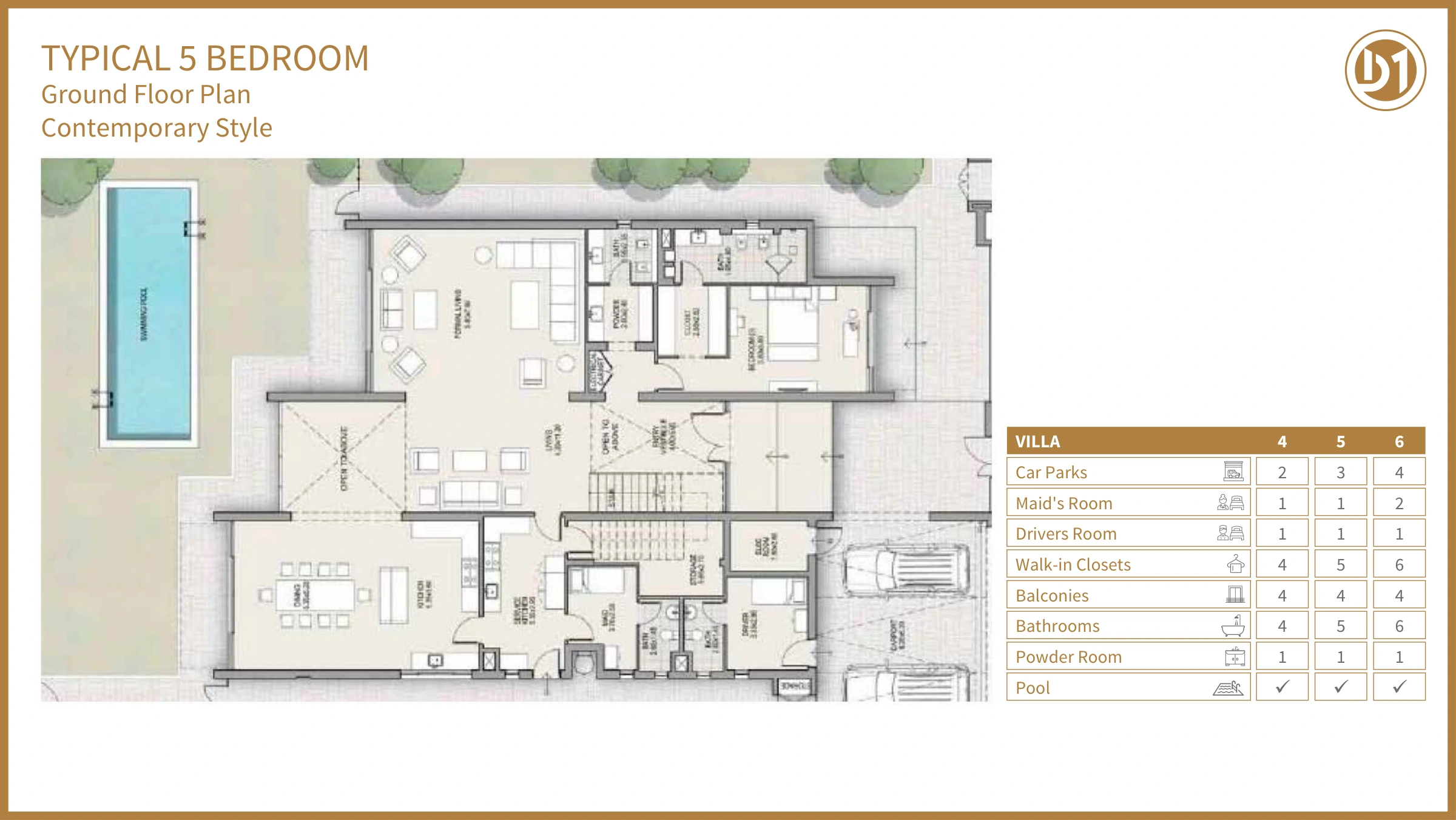 Mohammed Bin Rashid Al Maktoum City , District One Phase III  , A Villas floor plan 2
