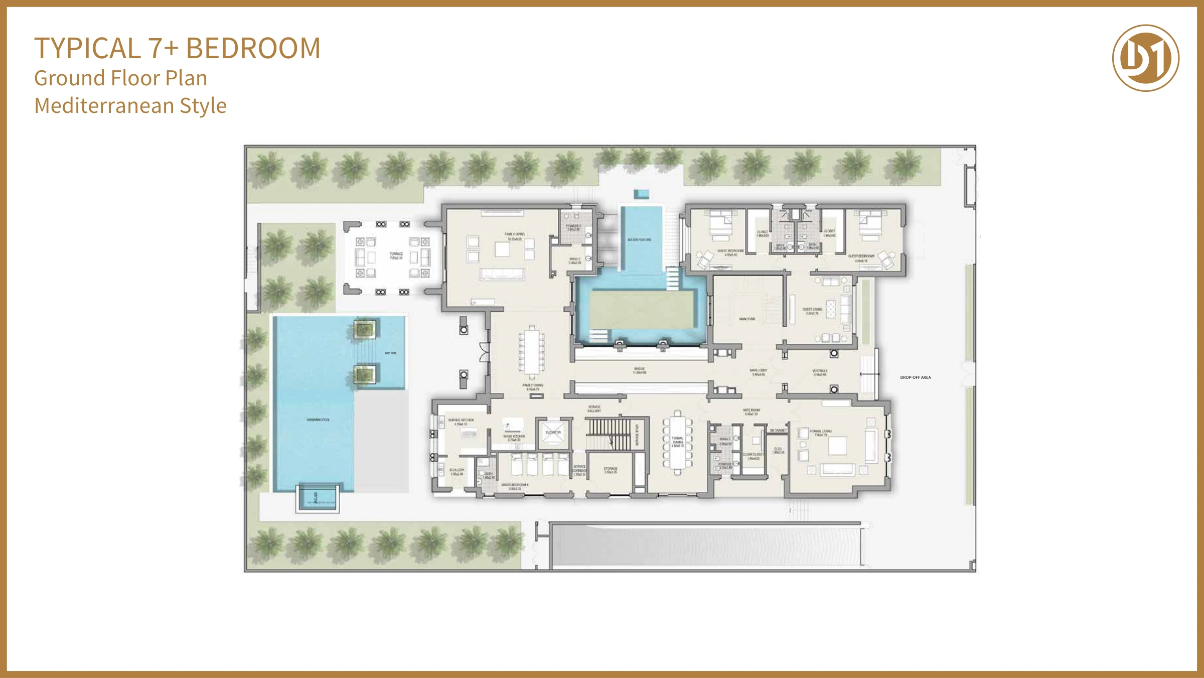 Mohammed Bin Rashid Al Maktoum City , District One Phase III  , A Villas floor plan 7