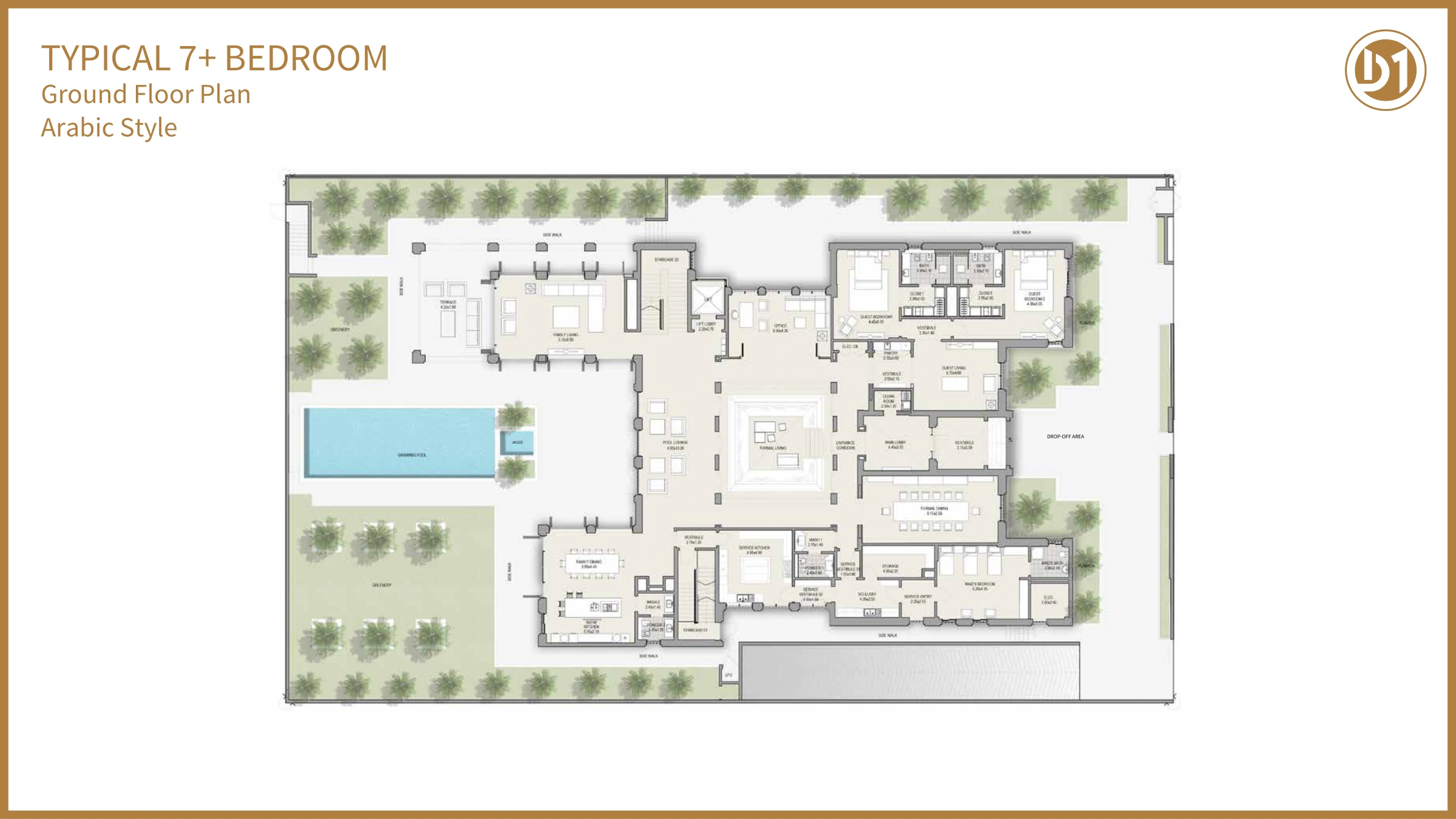 Mohammed Bin Rashid Al Maktoum City , District One Phase III  , A Villas floor plan 4