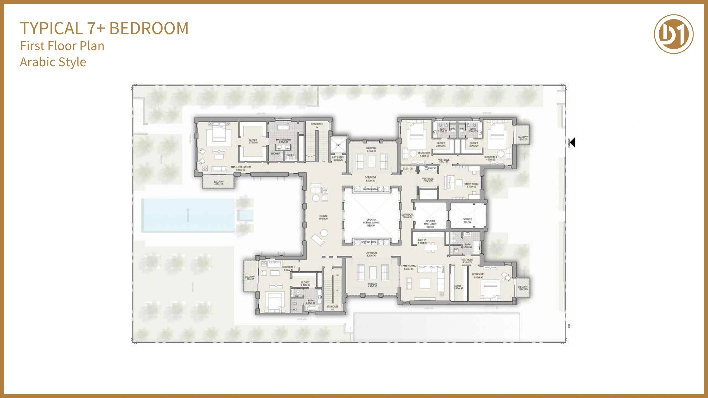 Mohammed Bin Rashid Al Maktoum City , District One Phase III  , A Villas floor plan 8