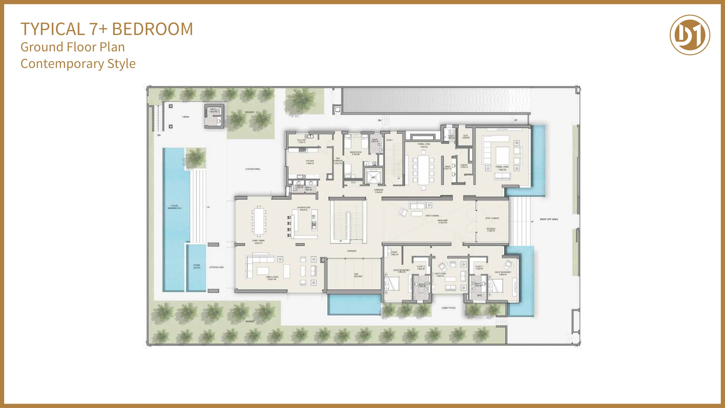 Mohammed Bin Rashid Al Maktoum City , District One Phase III  , A Villas floor plan 3