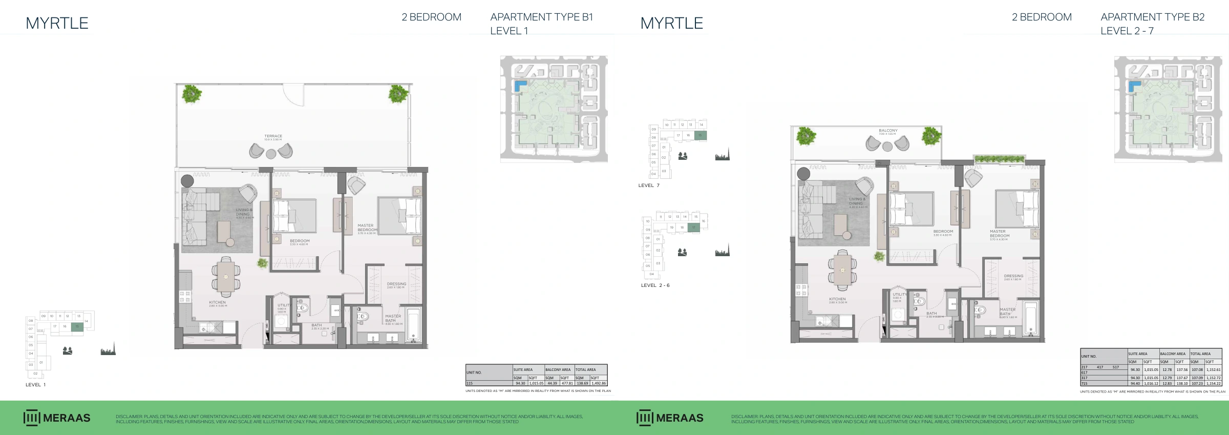 Myrtle City Walk floor plan 1