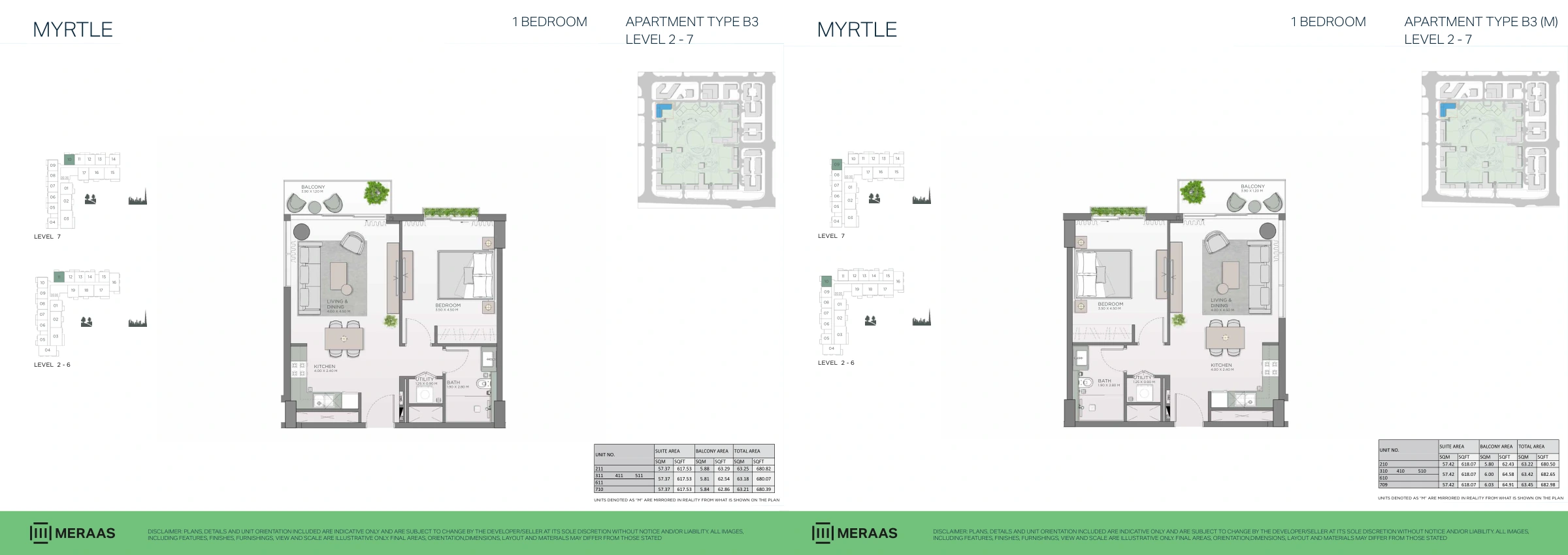 Myrtle City Walk floor plan 3