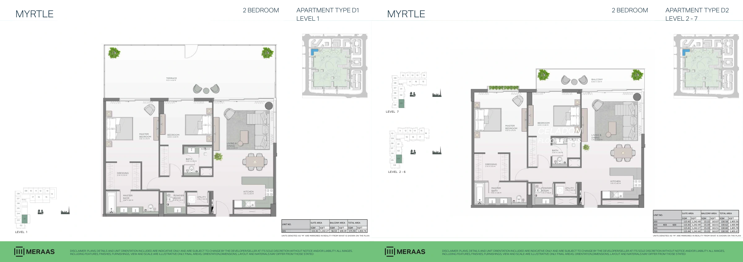 Myrtle City Walk floor plan 2