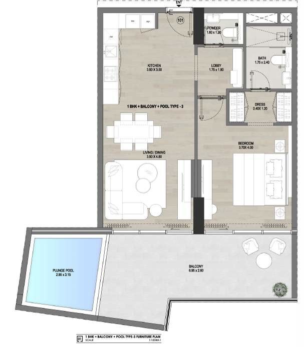 Nas 3 Residence floor plan 1