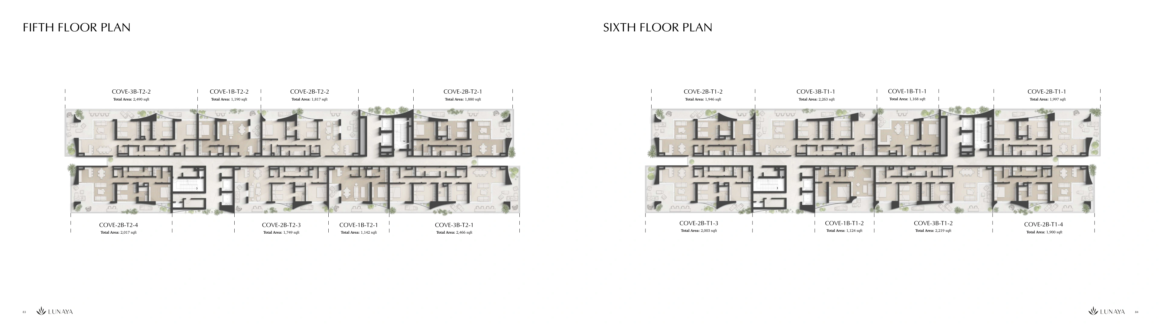 Reef at Lunaya Terraces floor plan 1