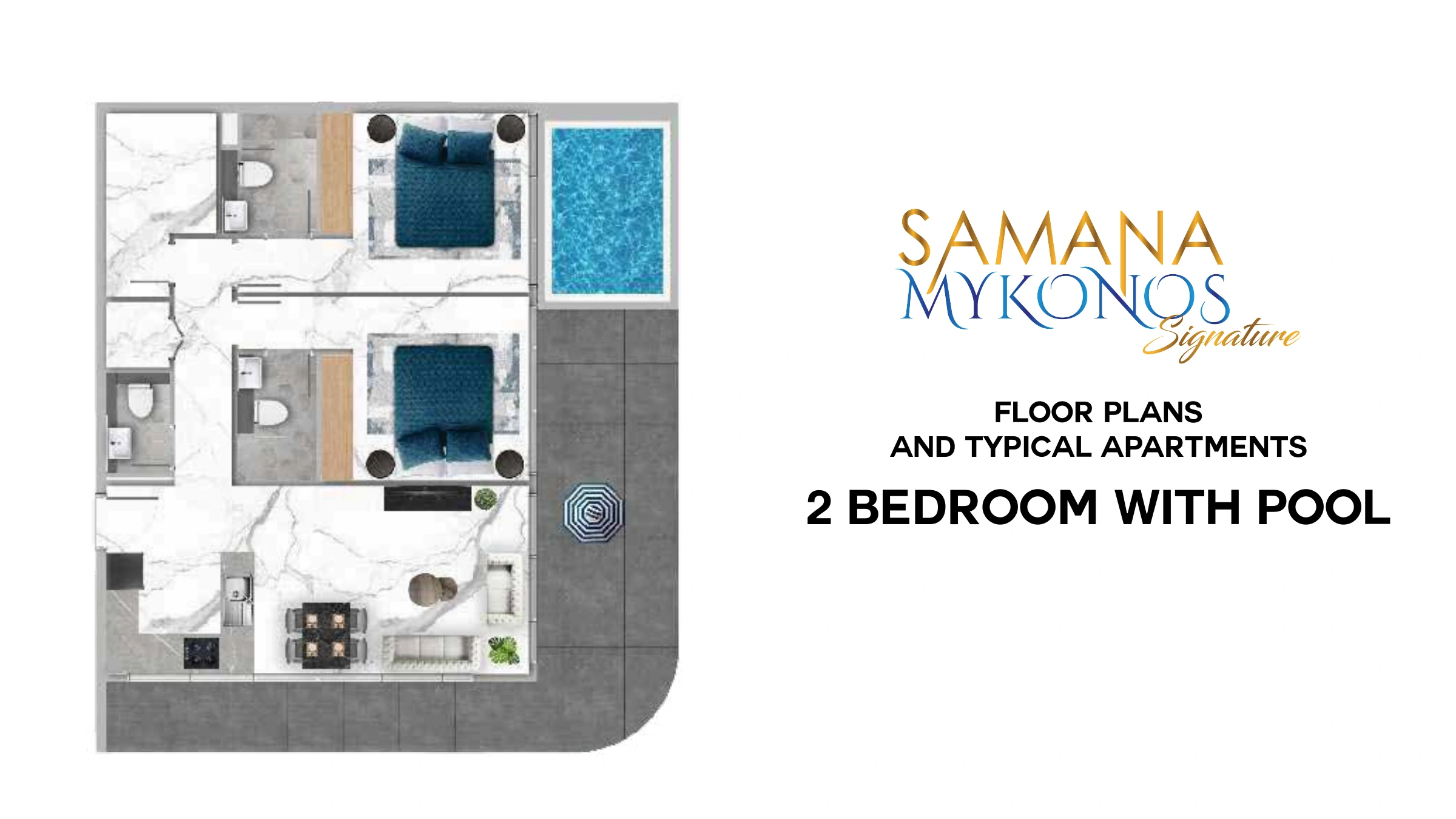 Samana Mykonos Signature floor plan 3