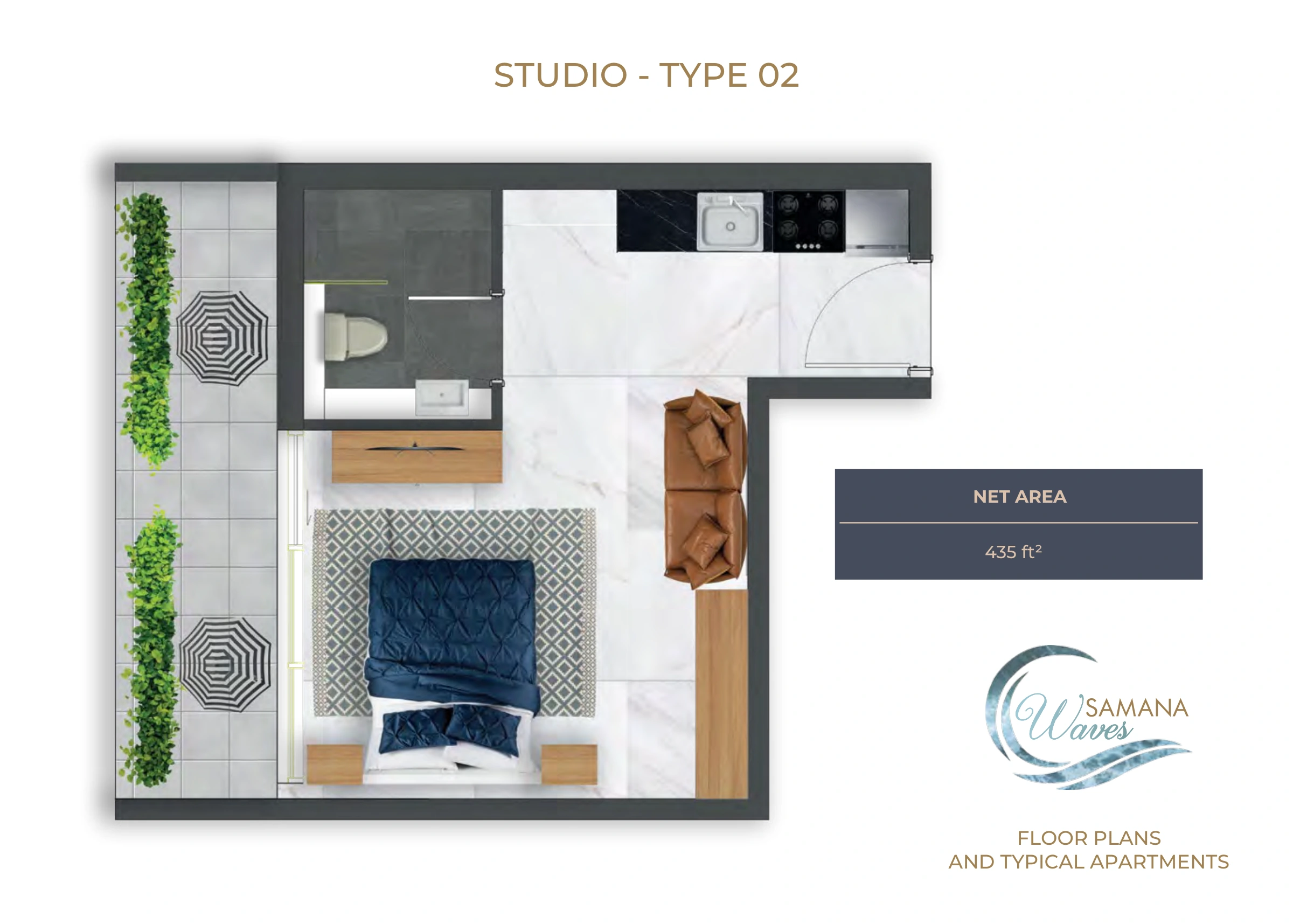 Samana Waves Phase 1 floor plan 5