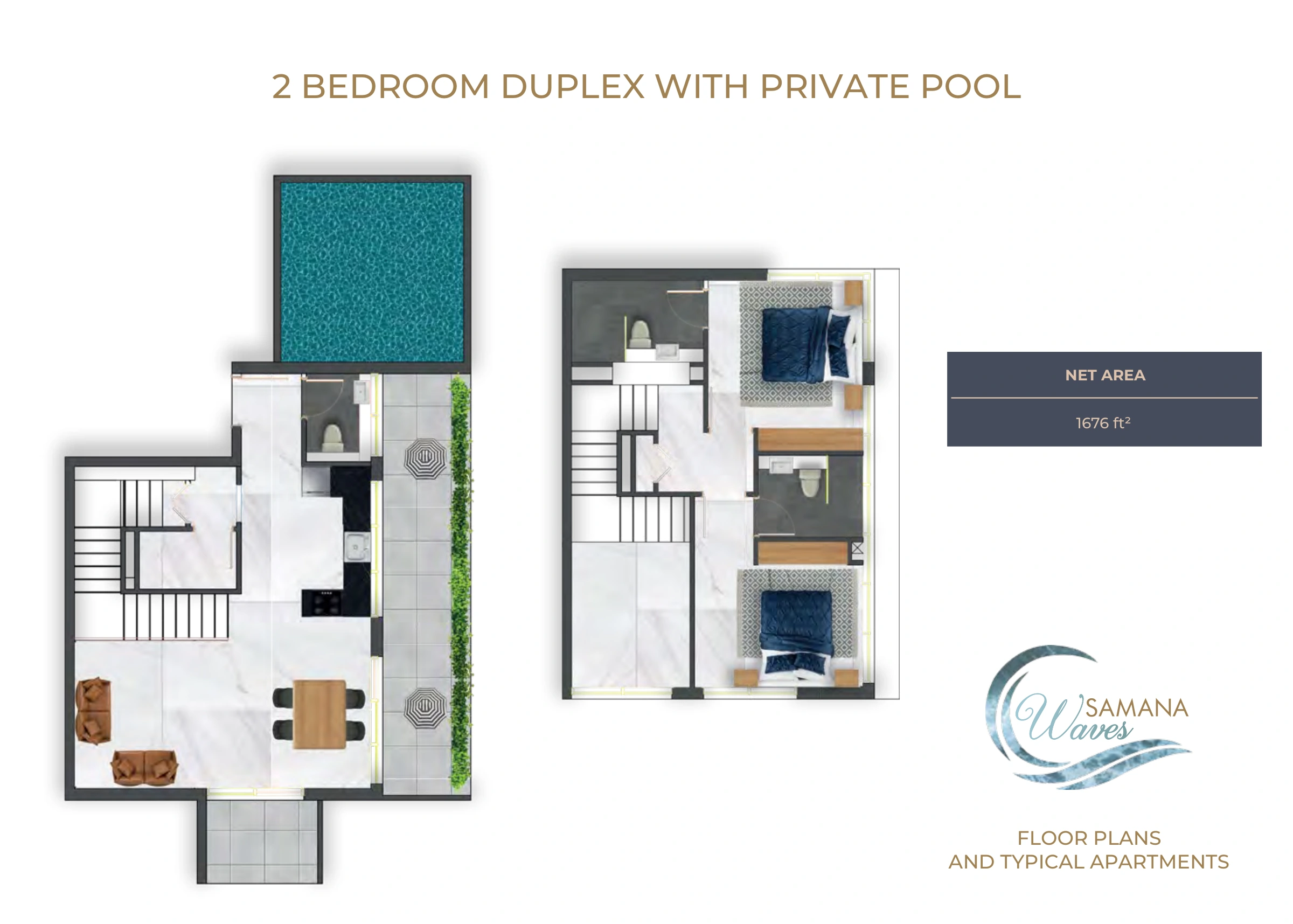 Samana Waves Phase 1 floor plan 1