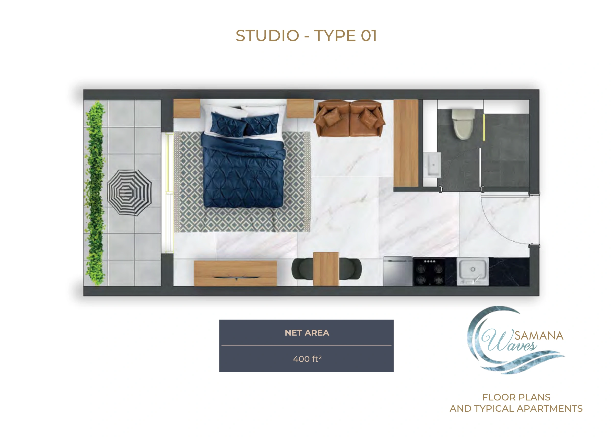 Samana Waves Phase 1 floor plan 4