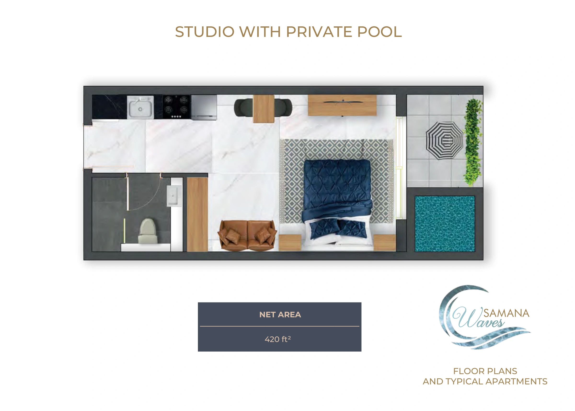 Samana Waves Phase 1 floor plan 2