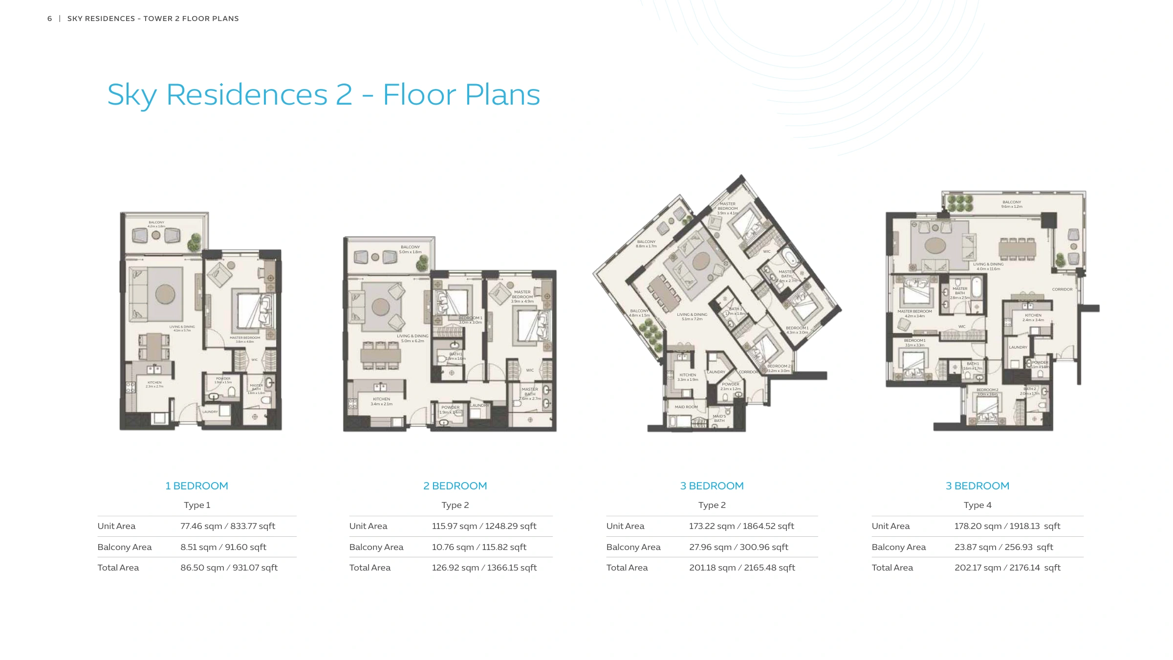 Sky Residences floor plan 1