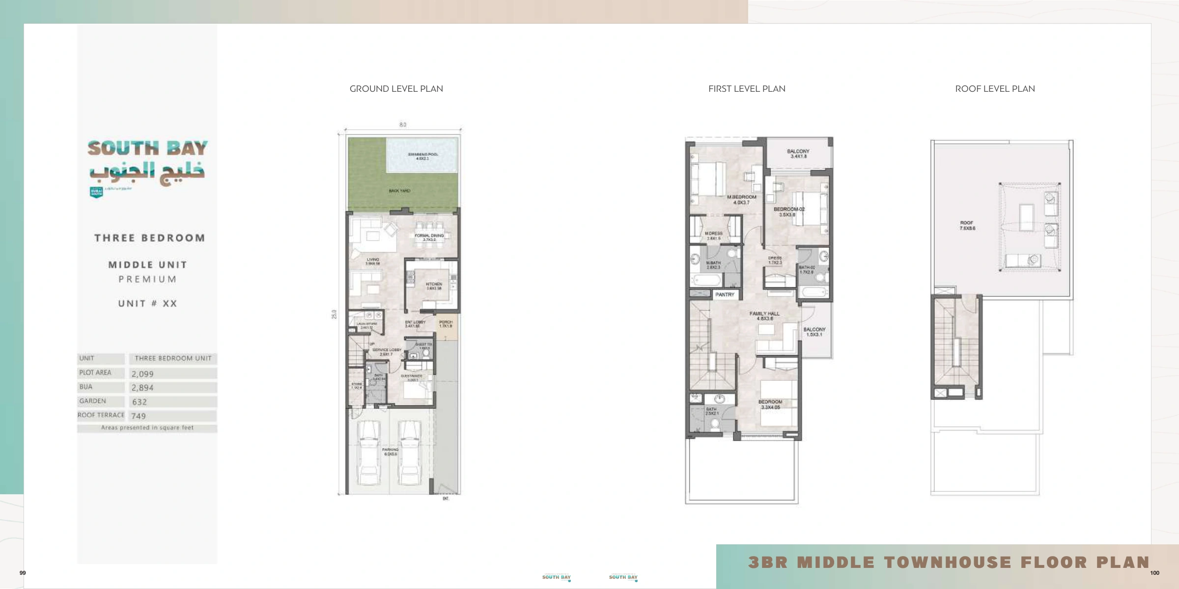 South Bay Phase 3 By Dubai South floor plan 1