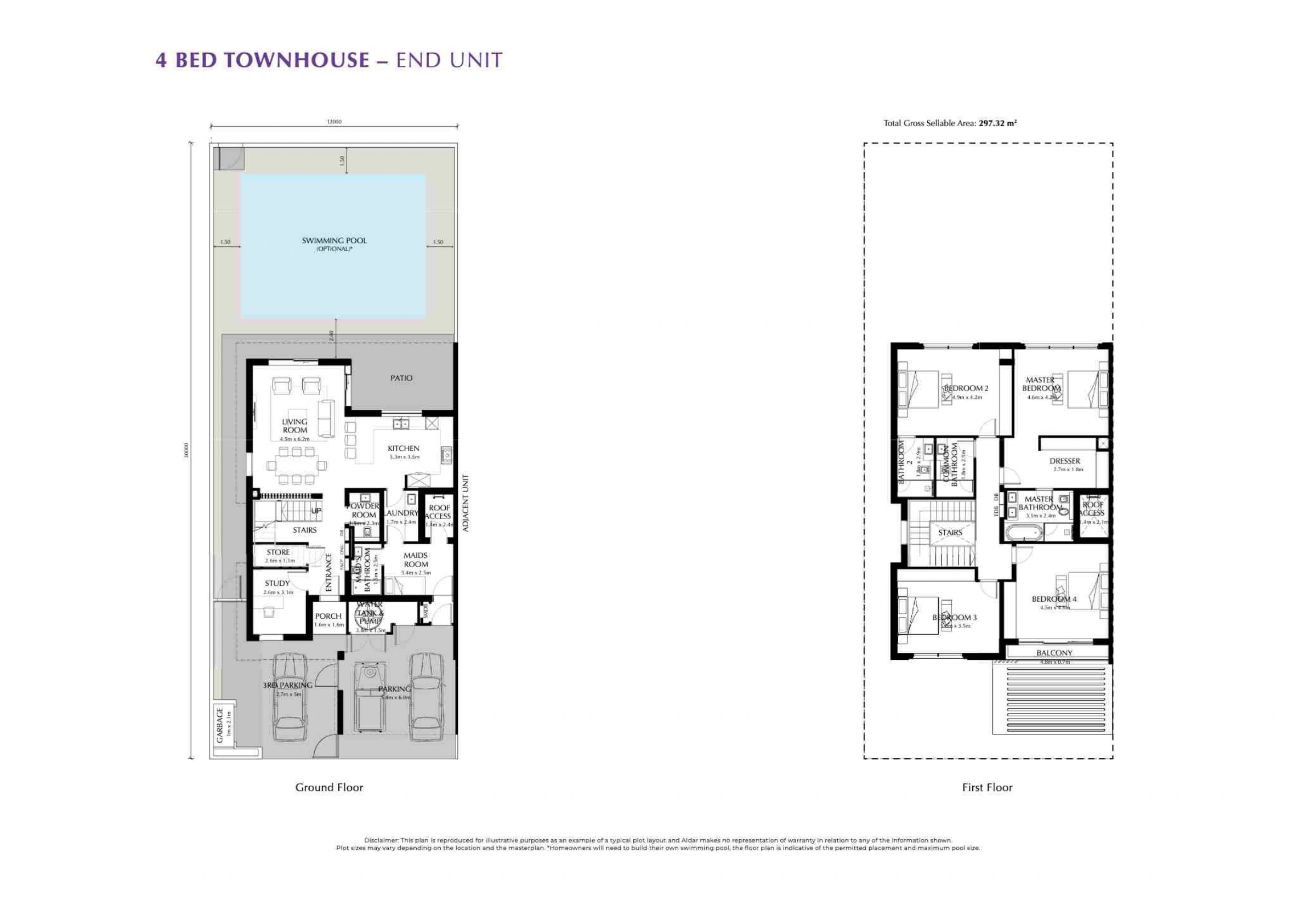 The Magnolias floor plan 3