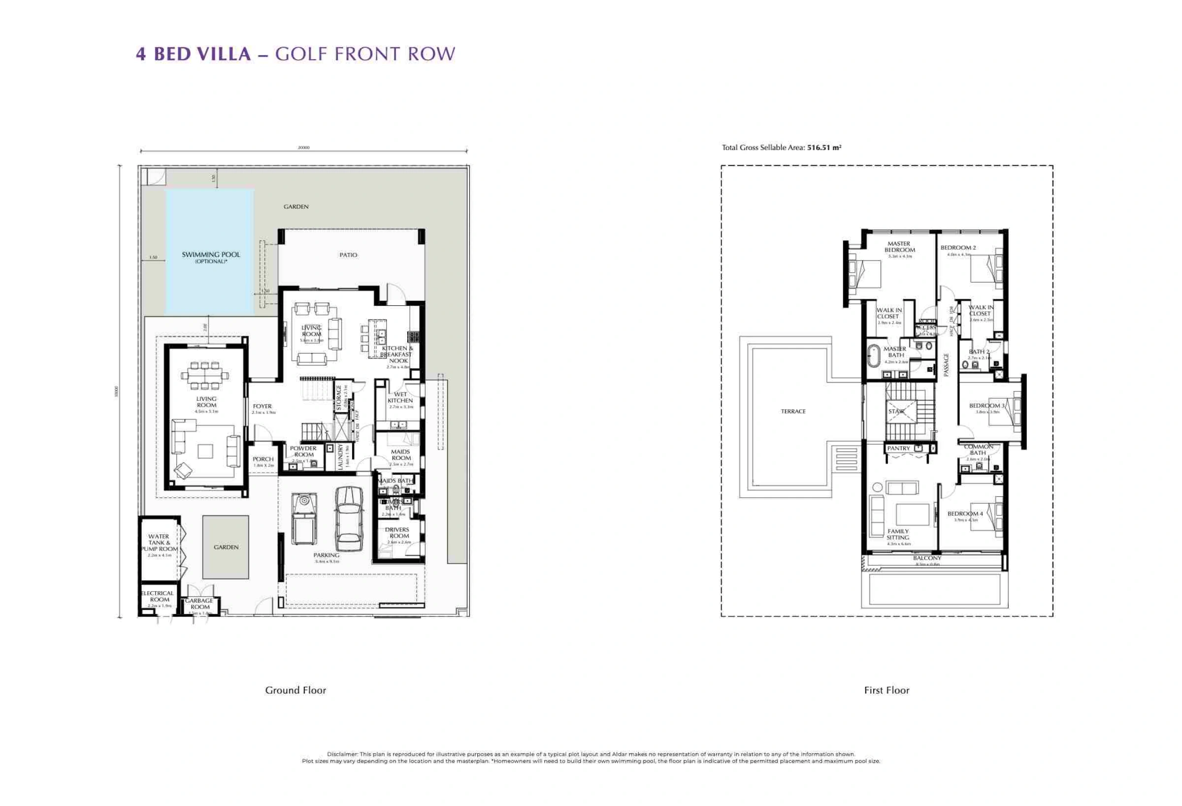 The Magnolias floor plan 6