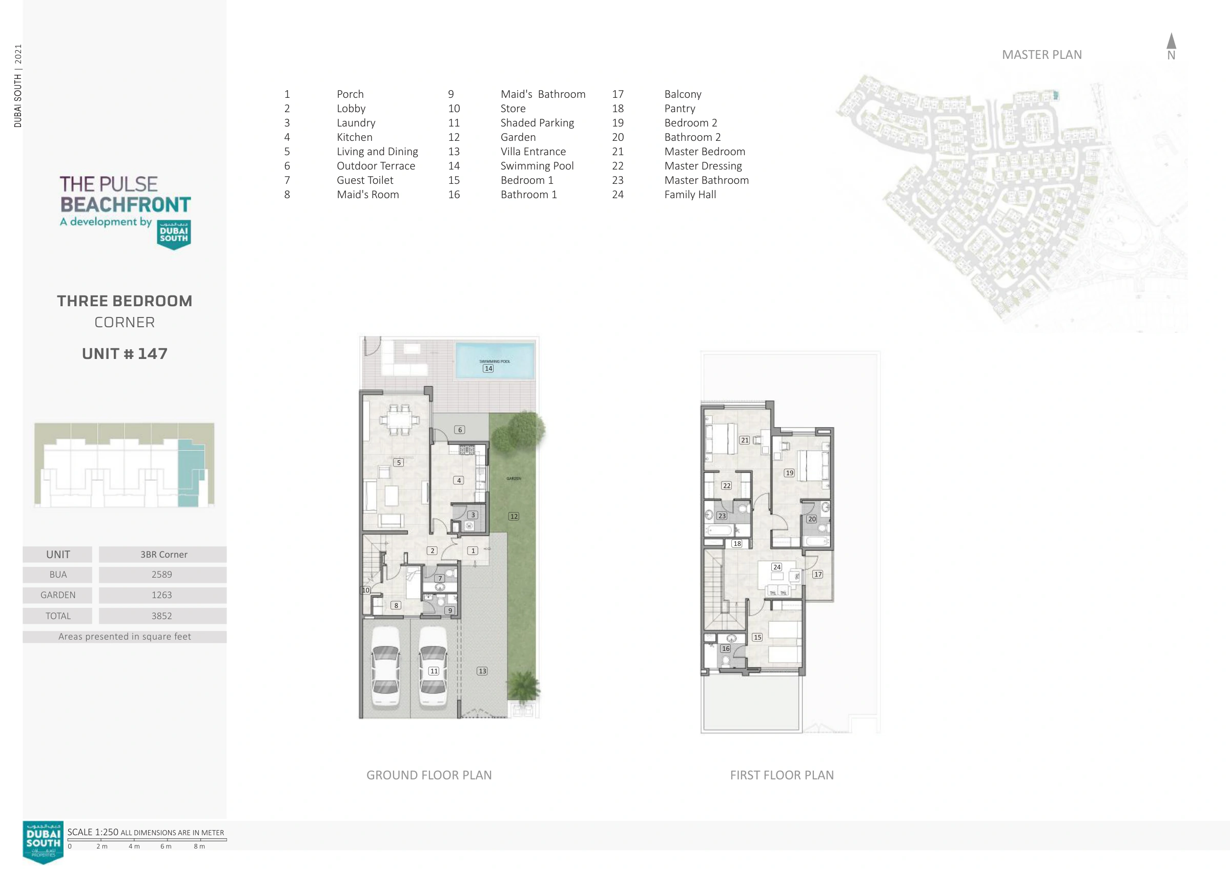 The Pulse Villas By Dubai South floor plan 2