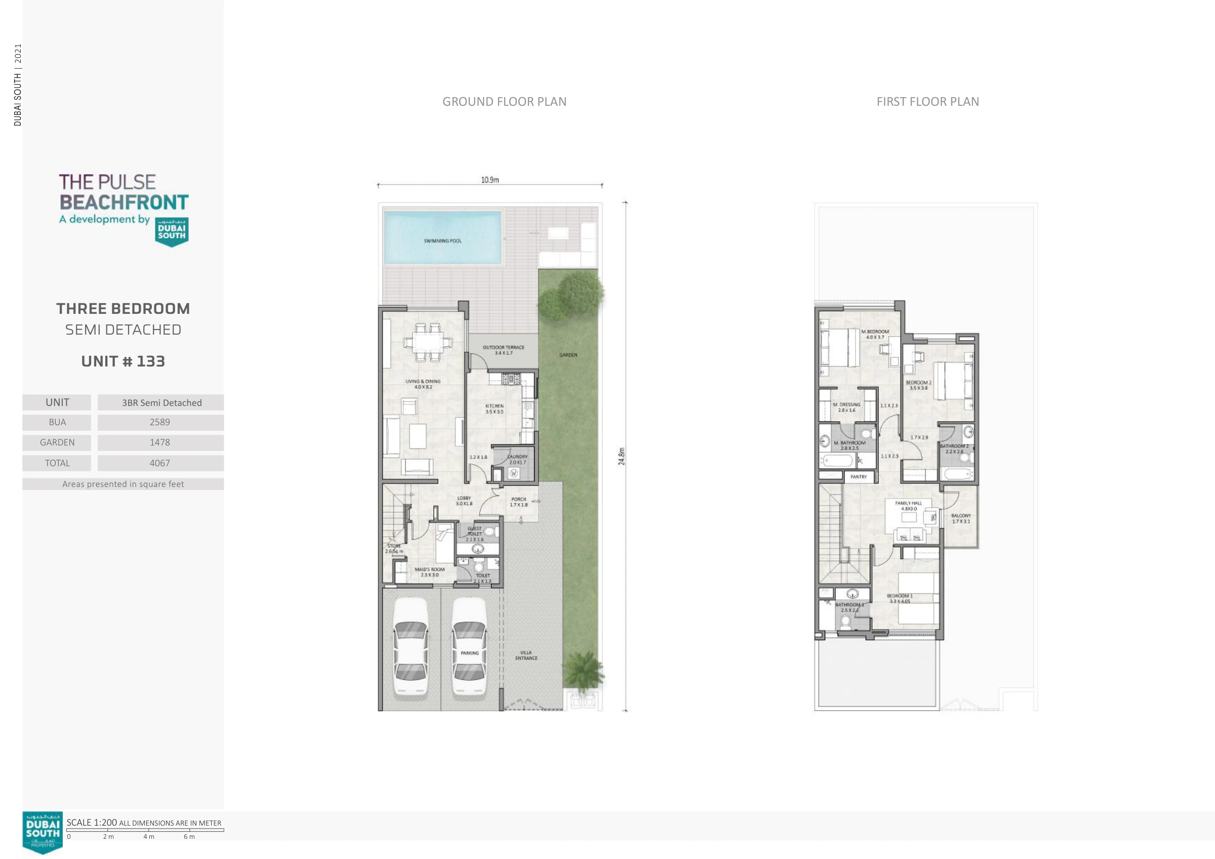 The Pulse Villas By Dubai South floor plan 8