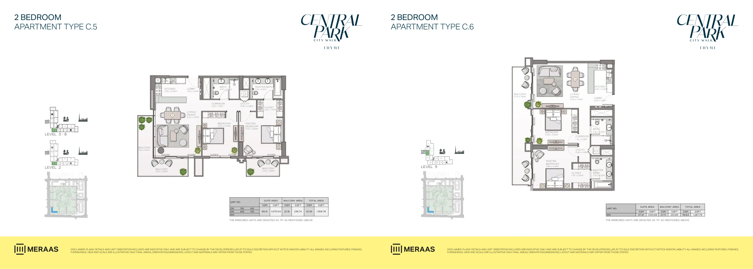 Thyme Central Park floor plan 10