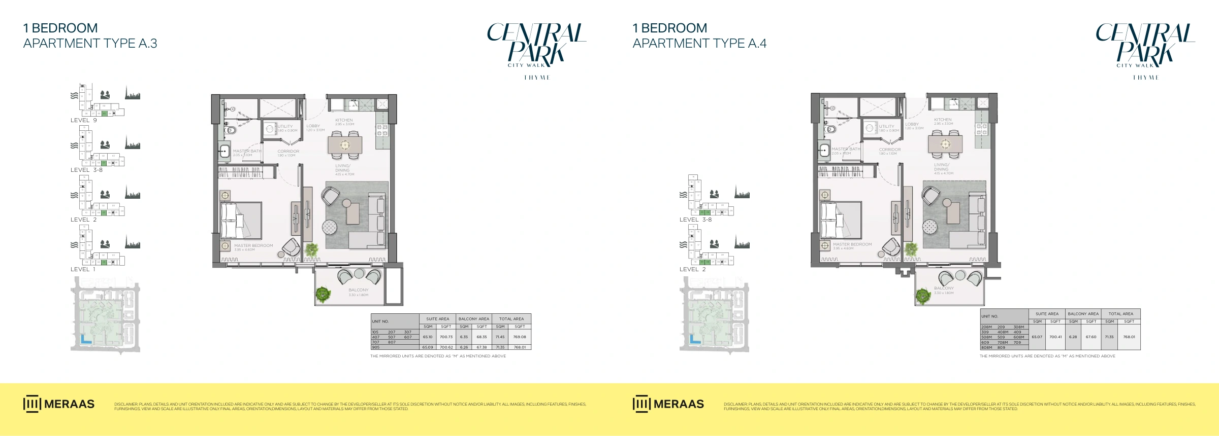 Thyme Central Park floor plan 13