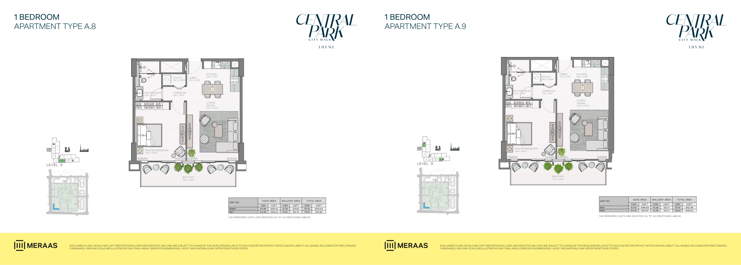 Thyme Central Park floor plan 16