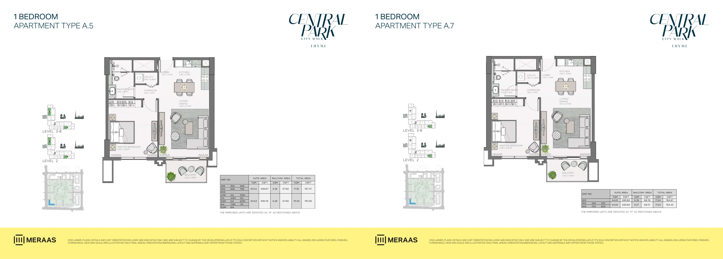 Thyme Central Park floor plan 6